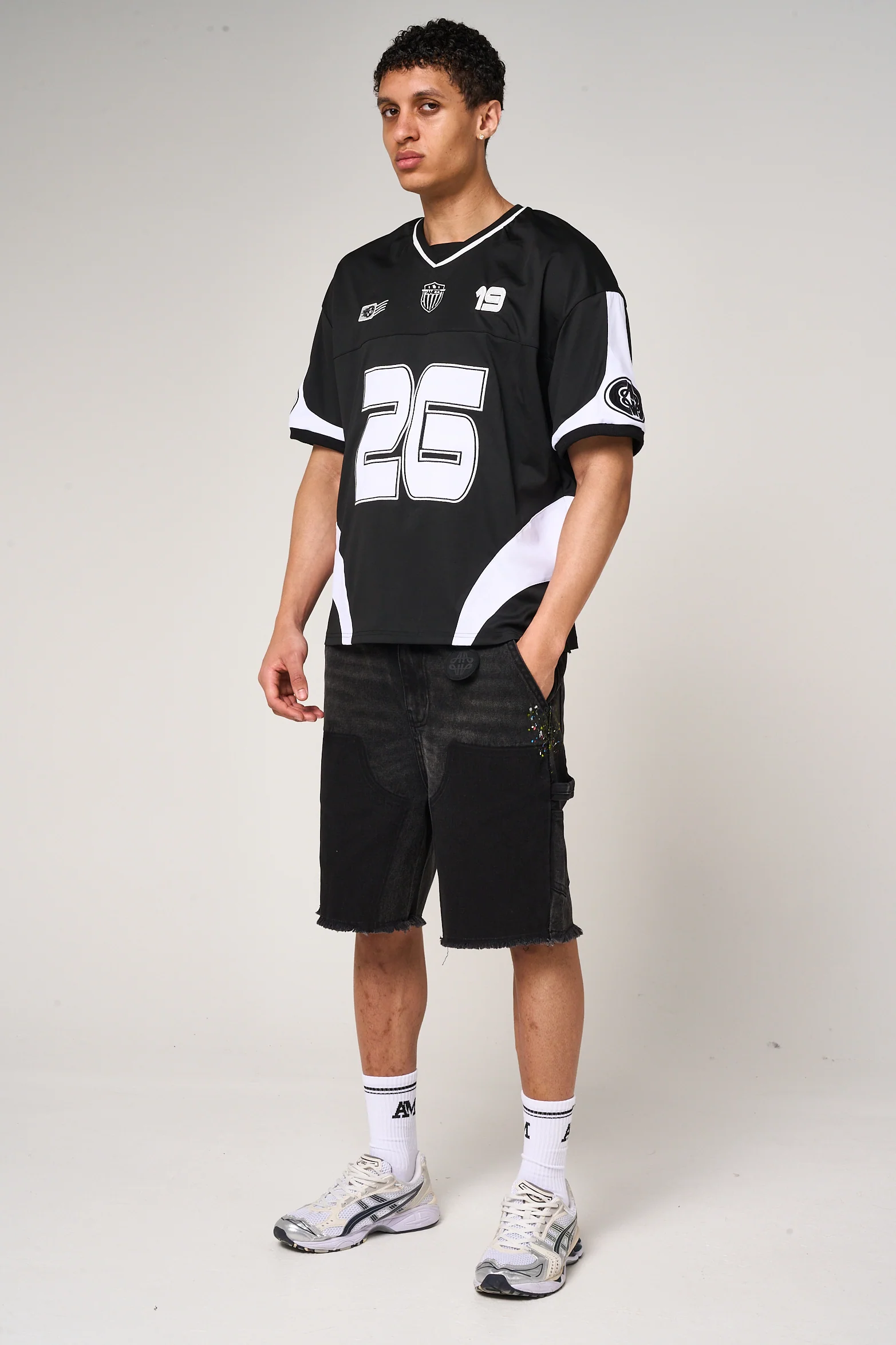 Allende Carpenter Denim Short Black - Image 5