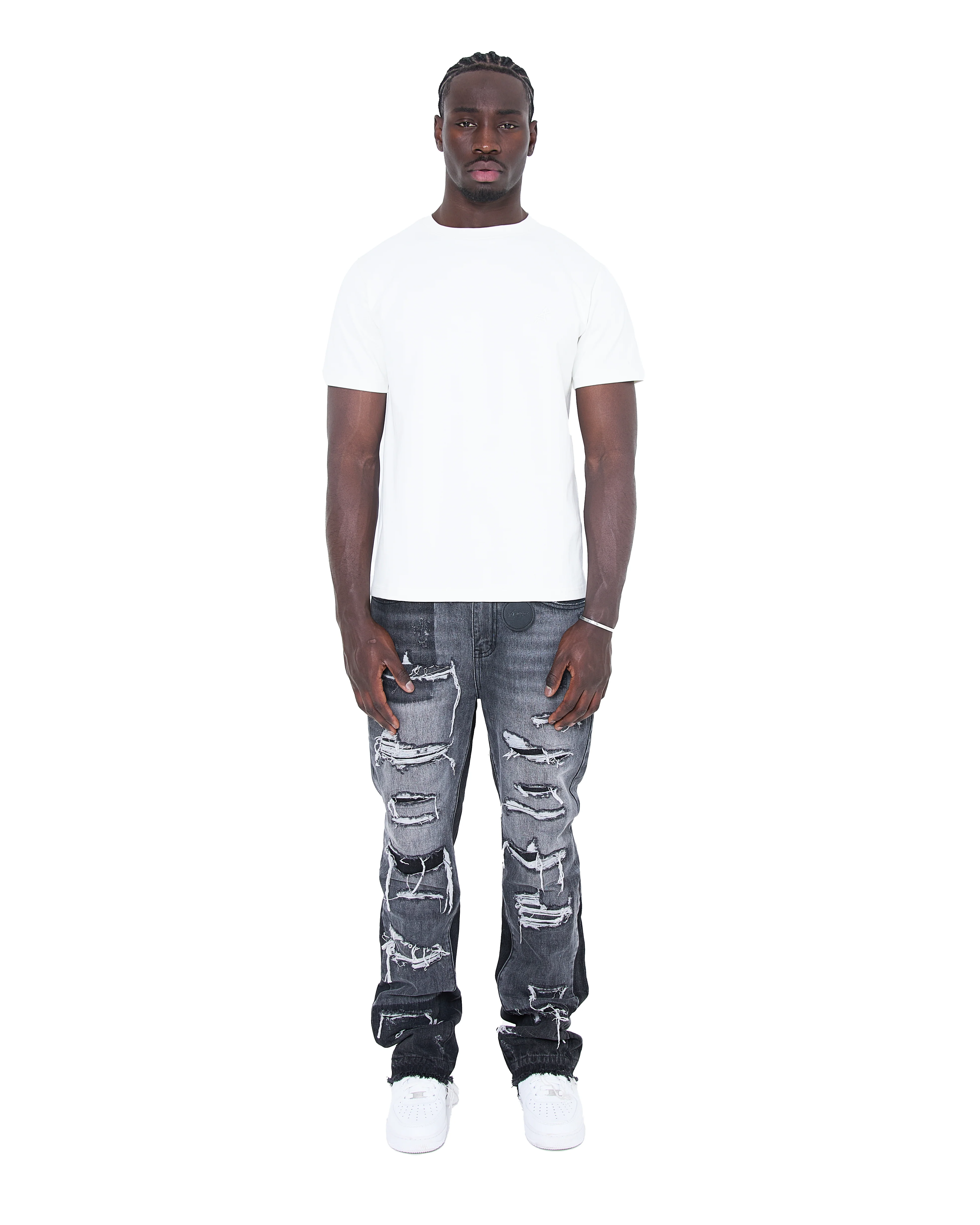 Heavyweight Slim Fit Tee White - Image 5