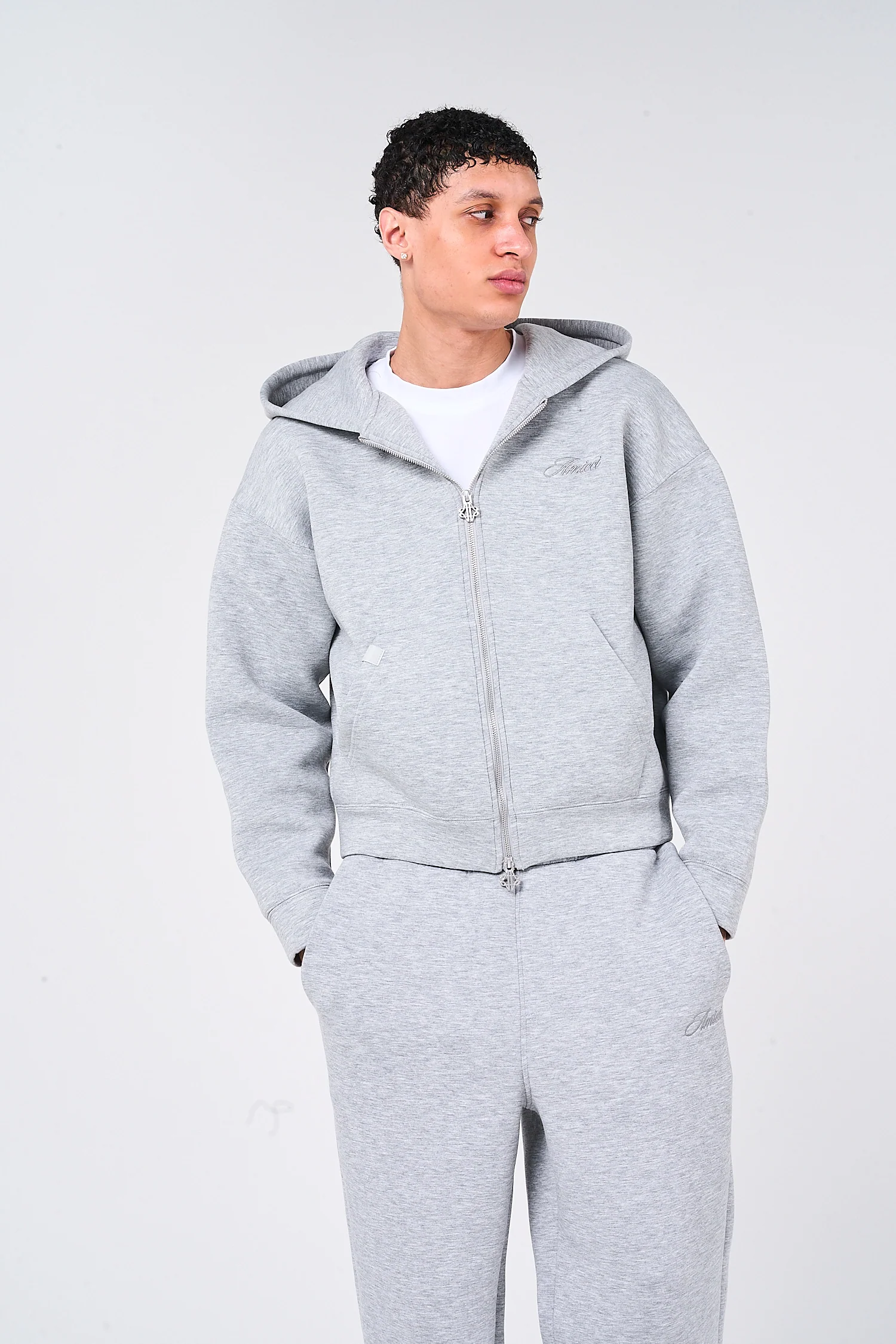 Atelier Grey Scuba Hoodie - Image 3