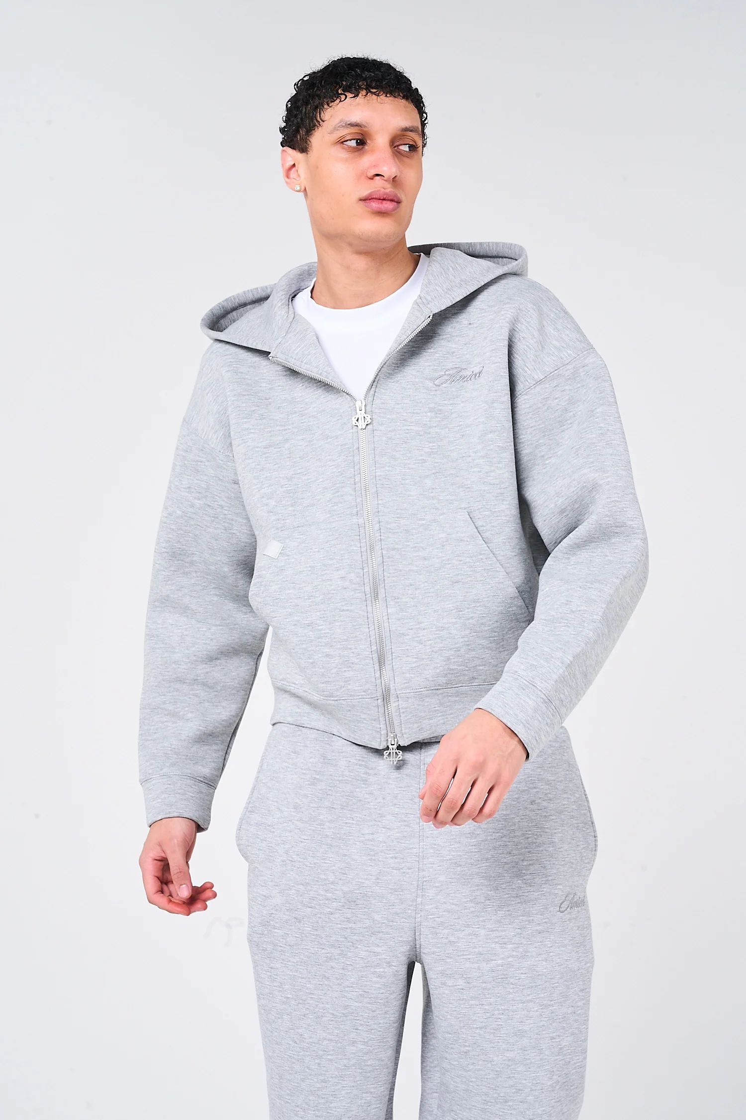 Atelier Grey Scuba Hoodie - Image 4