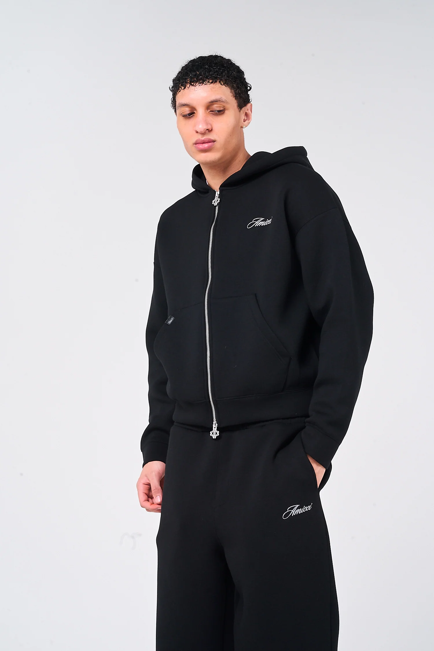 Atelier Black Scuba Hoodie - Image 3