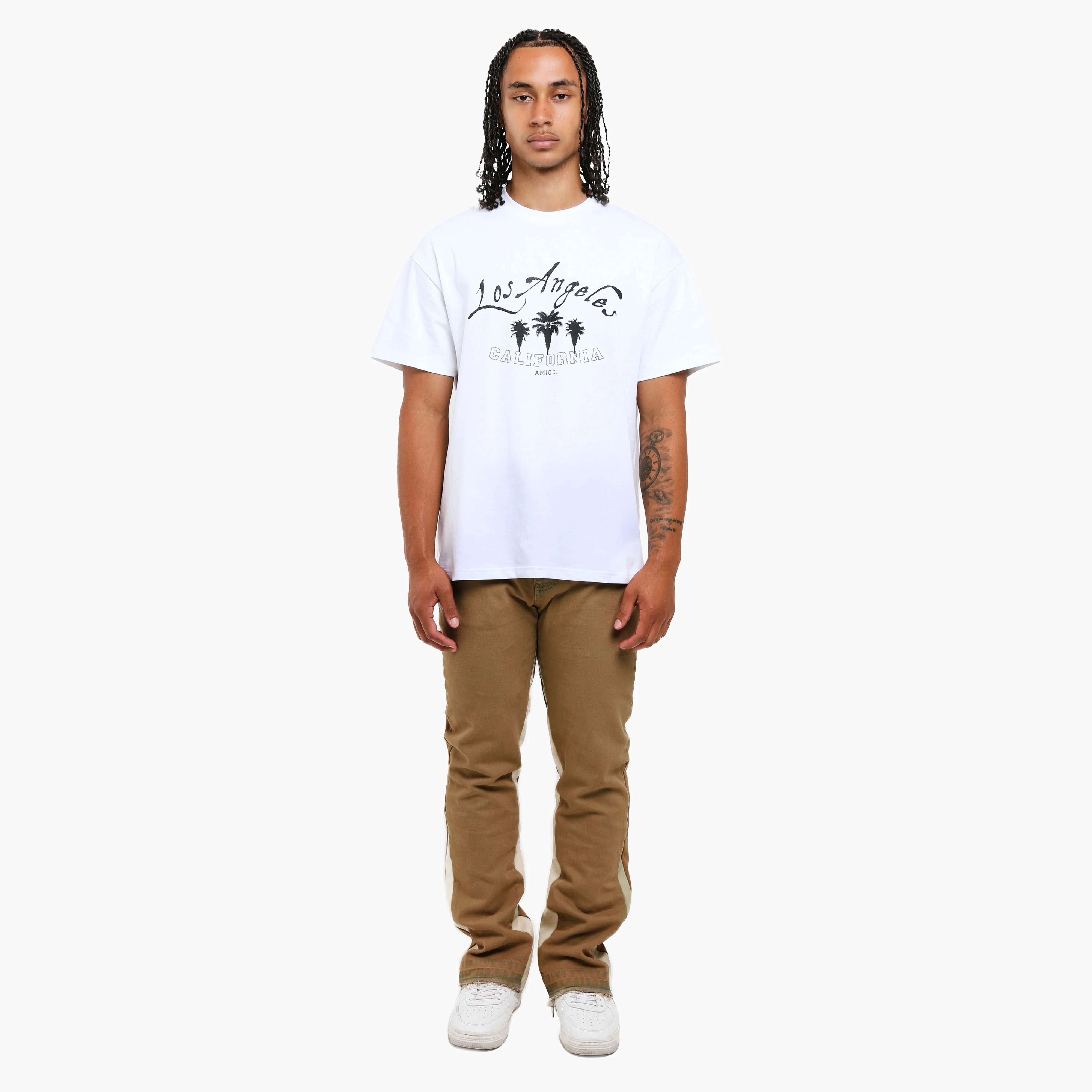 Axel Brown Flare Jean - Image 3