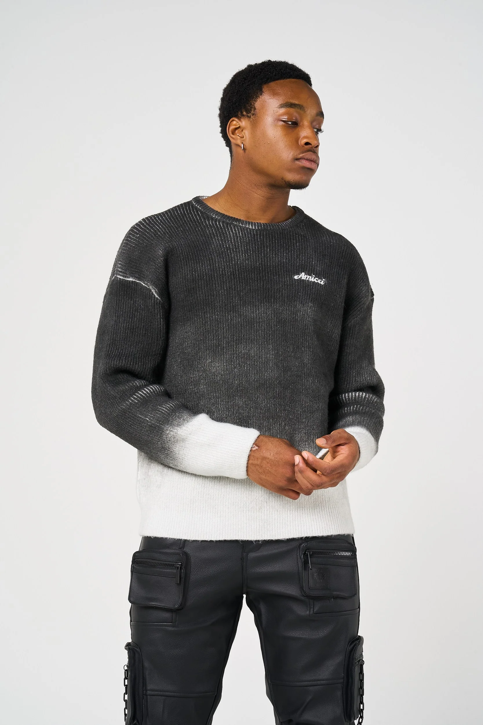 Barrett Grey Knitted Sweatshirt - Image 4