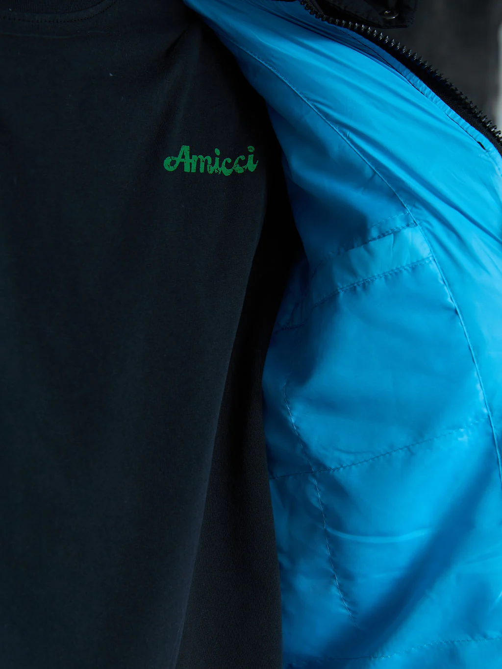 Bellezza Blue Puffer Jacket - Image 10