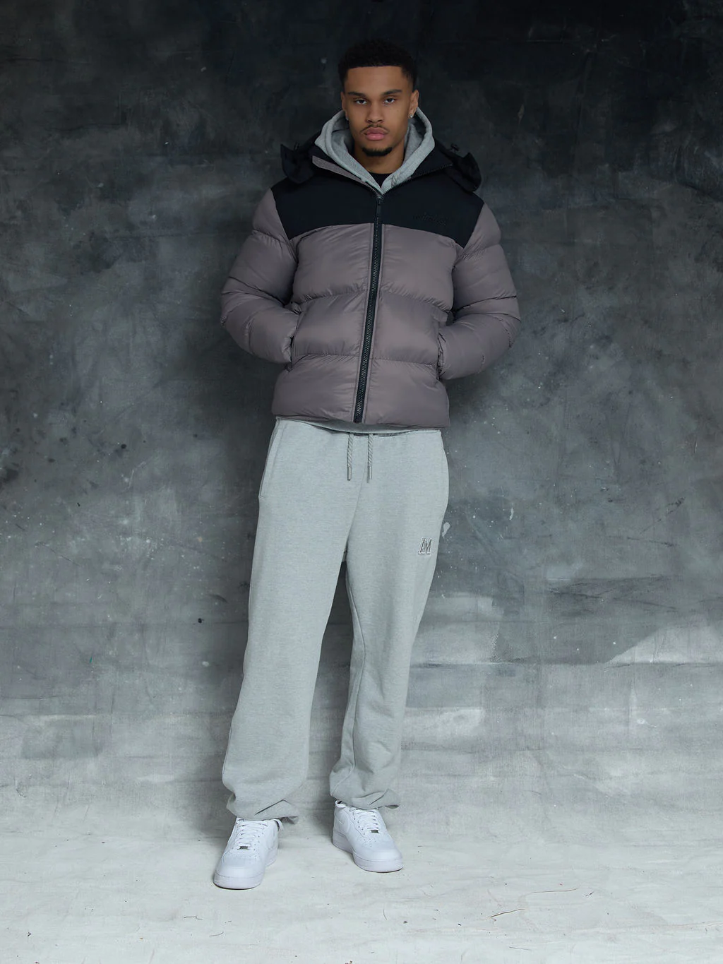 Bellezza Puffer Jacket Grey - Image 3