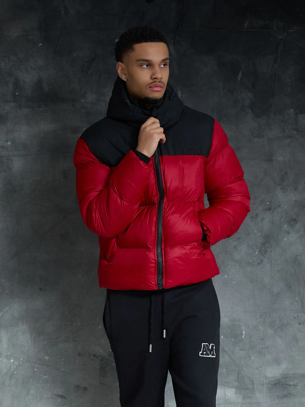 Bellezza Puffer Jacket Red - Image 4