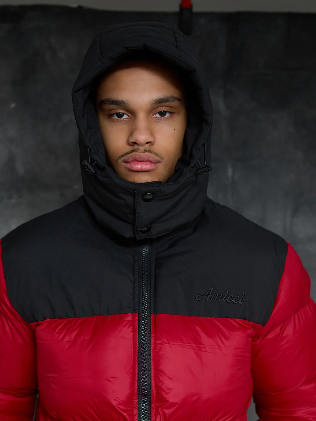 Bellezza Puffer Jacket Red - Image 5