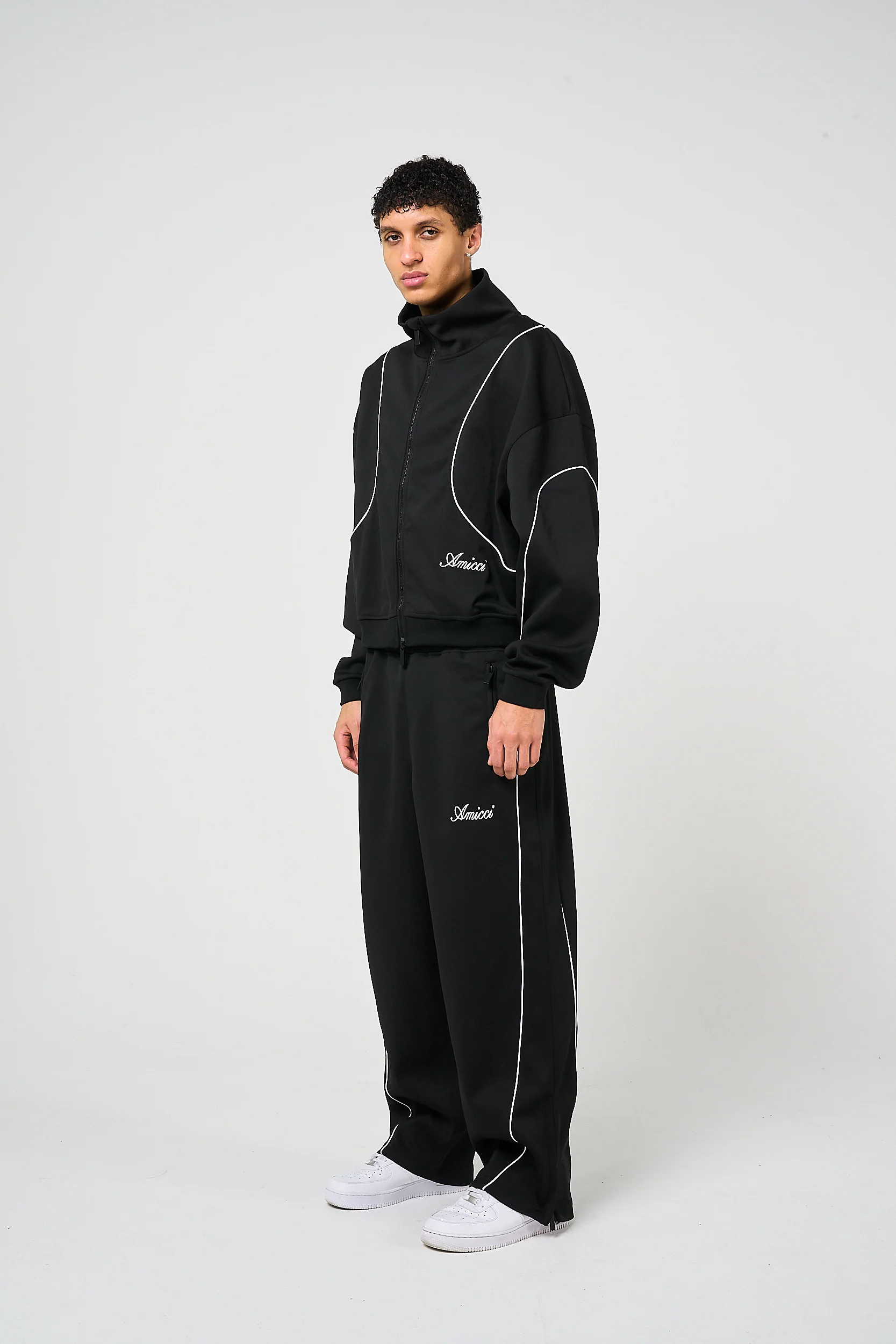 Bleecker Black Zip Through Bottoms - Image 6