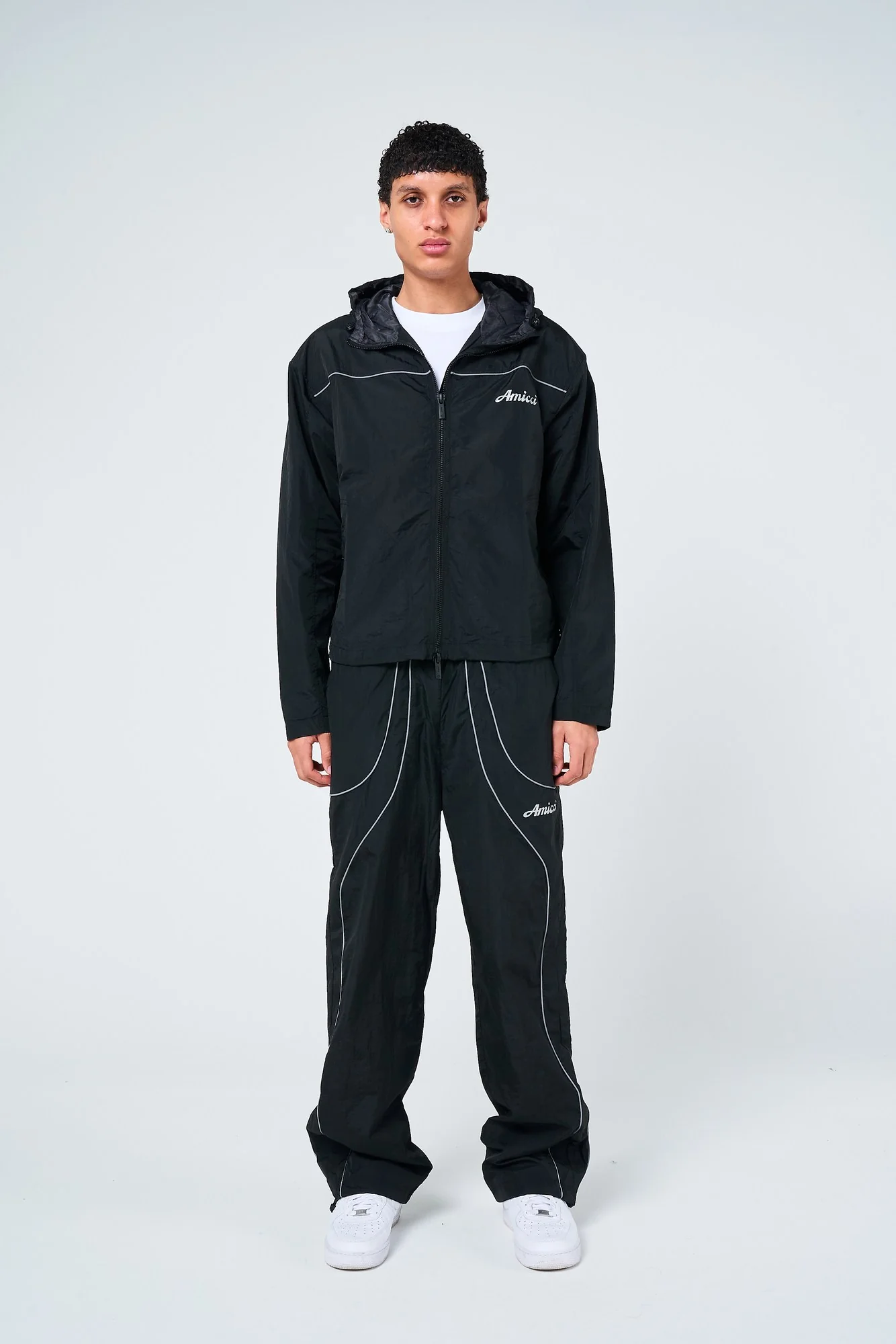 Carson Black Windbreaker - Image 4