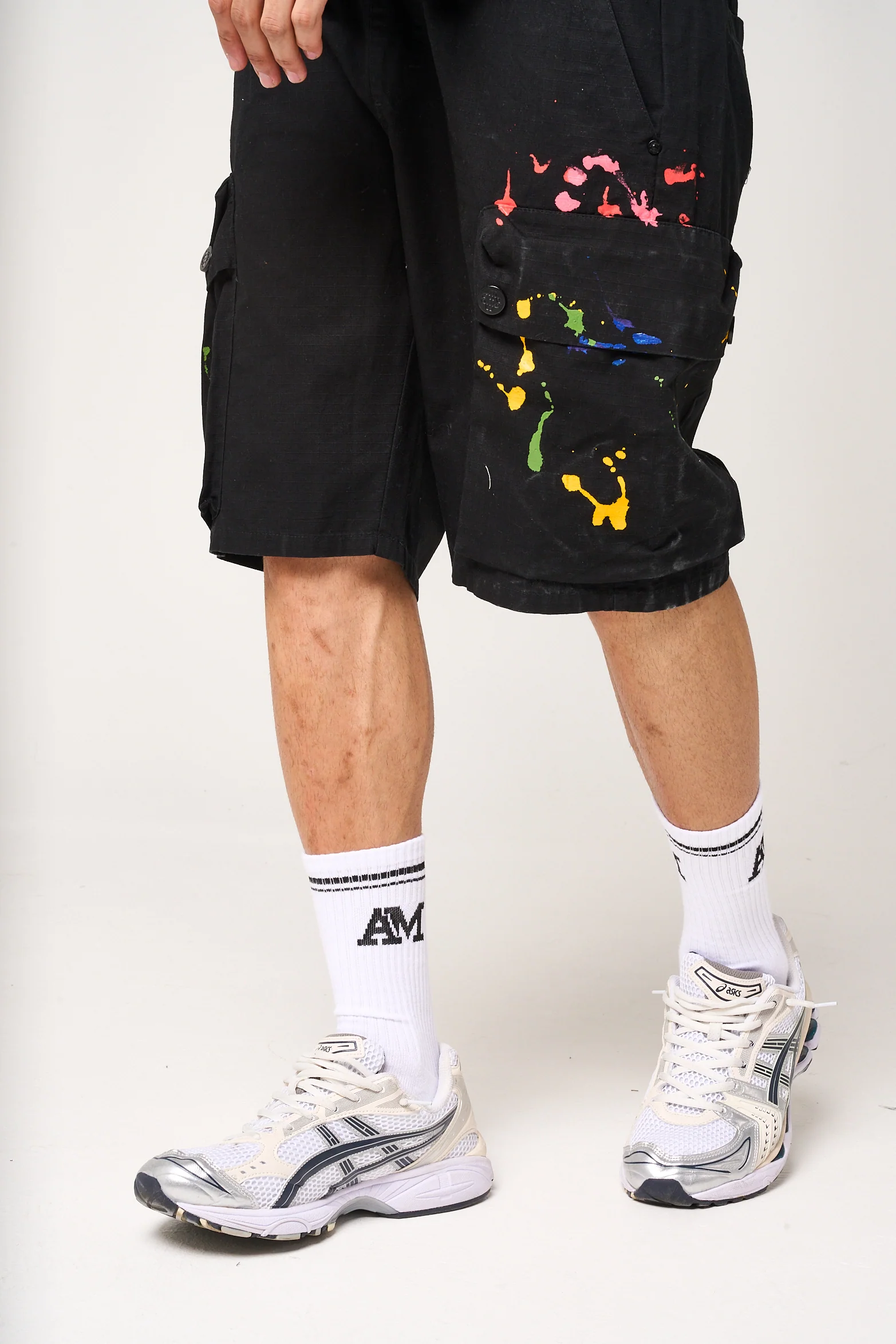 Colonel Cargo Shorts Black - Image 5