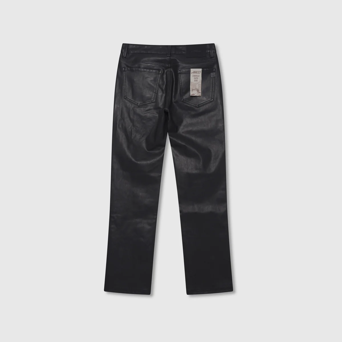 Dario Black Leather Pant - Image 6
