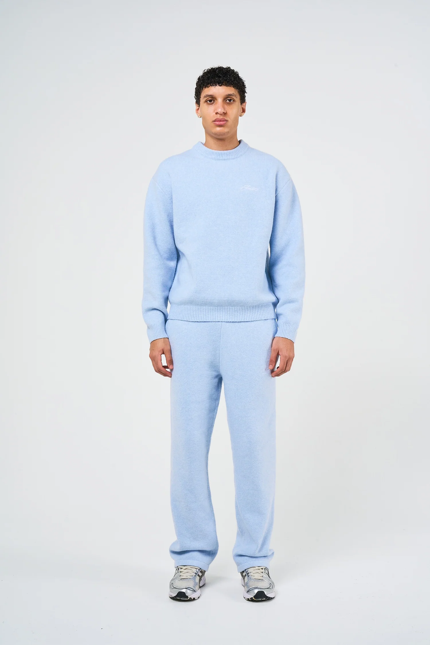 Dexter Blue Knitted Sweatshirt - Image 6