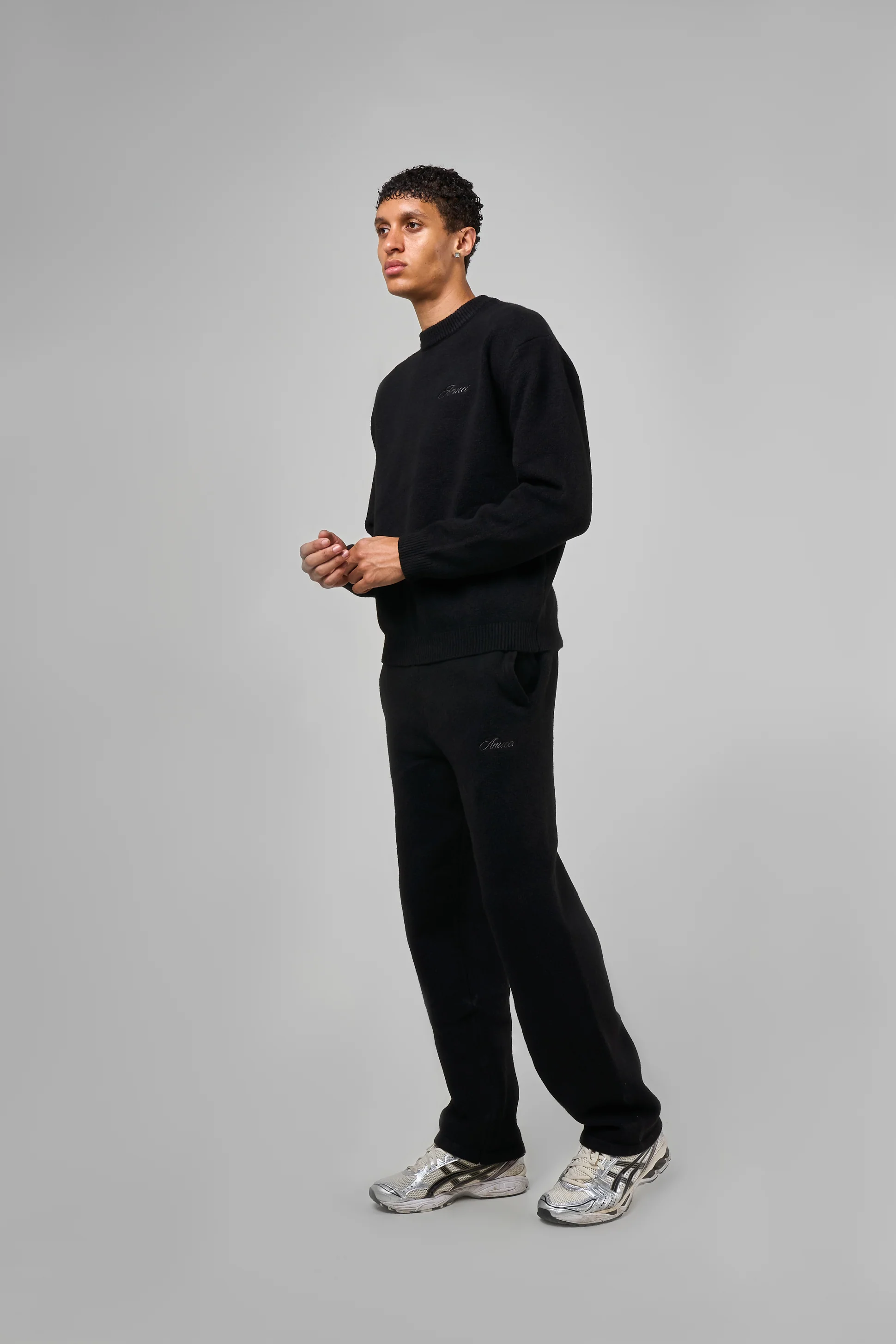 Dexter Black Knitted Sweatshirt - Image 7