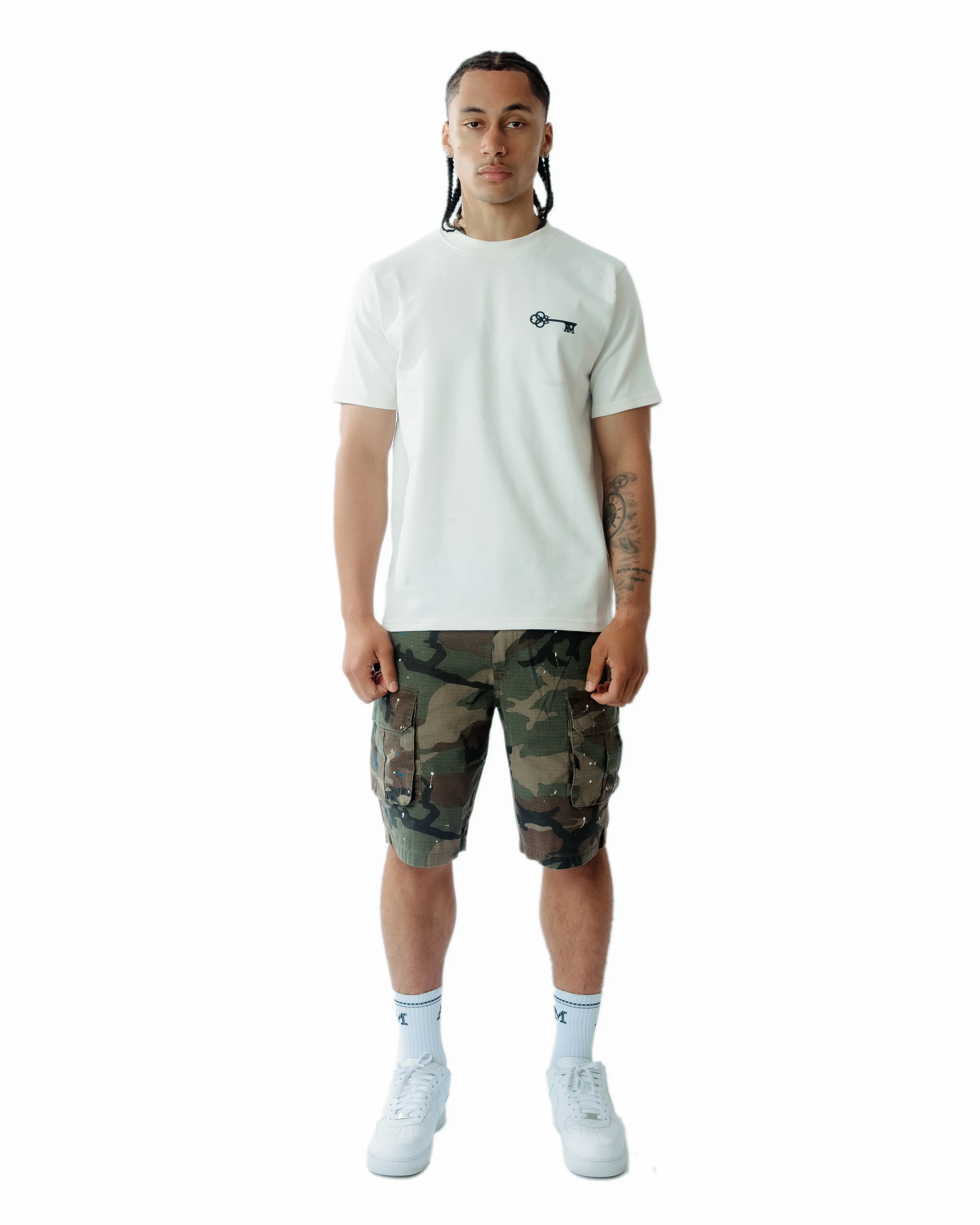 Flavio Green Camo Shorts - Image 4