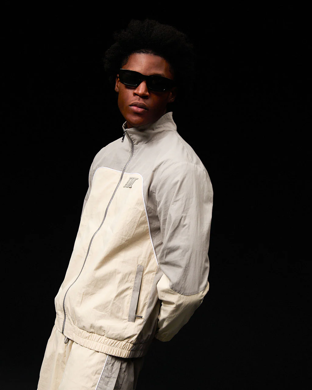 Forza Tracksuit Top Beige - Image 4