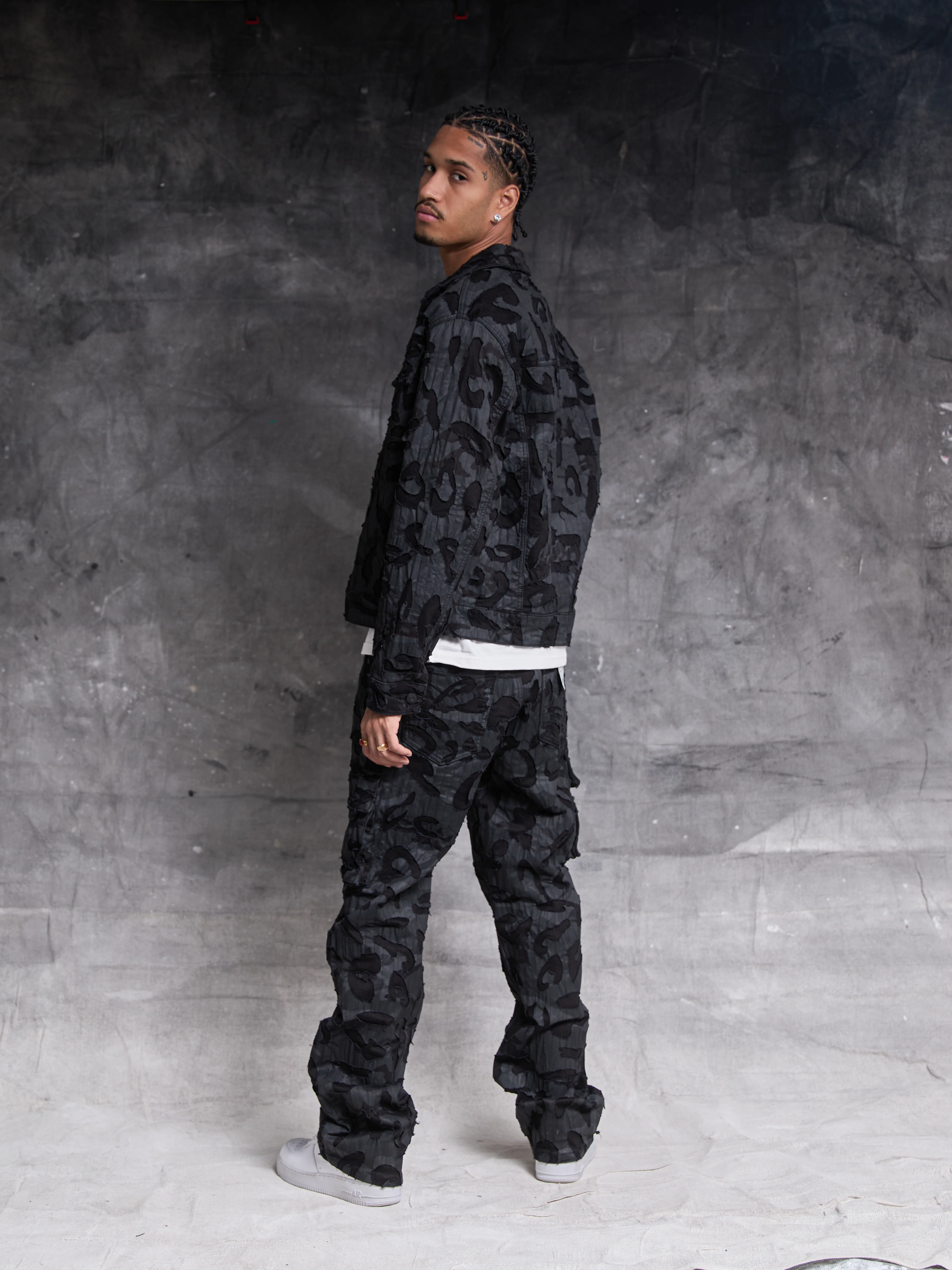 Geragio Black Denim Jean - Image 5