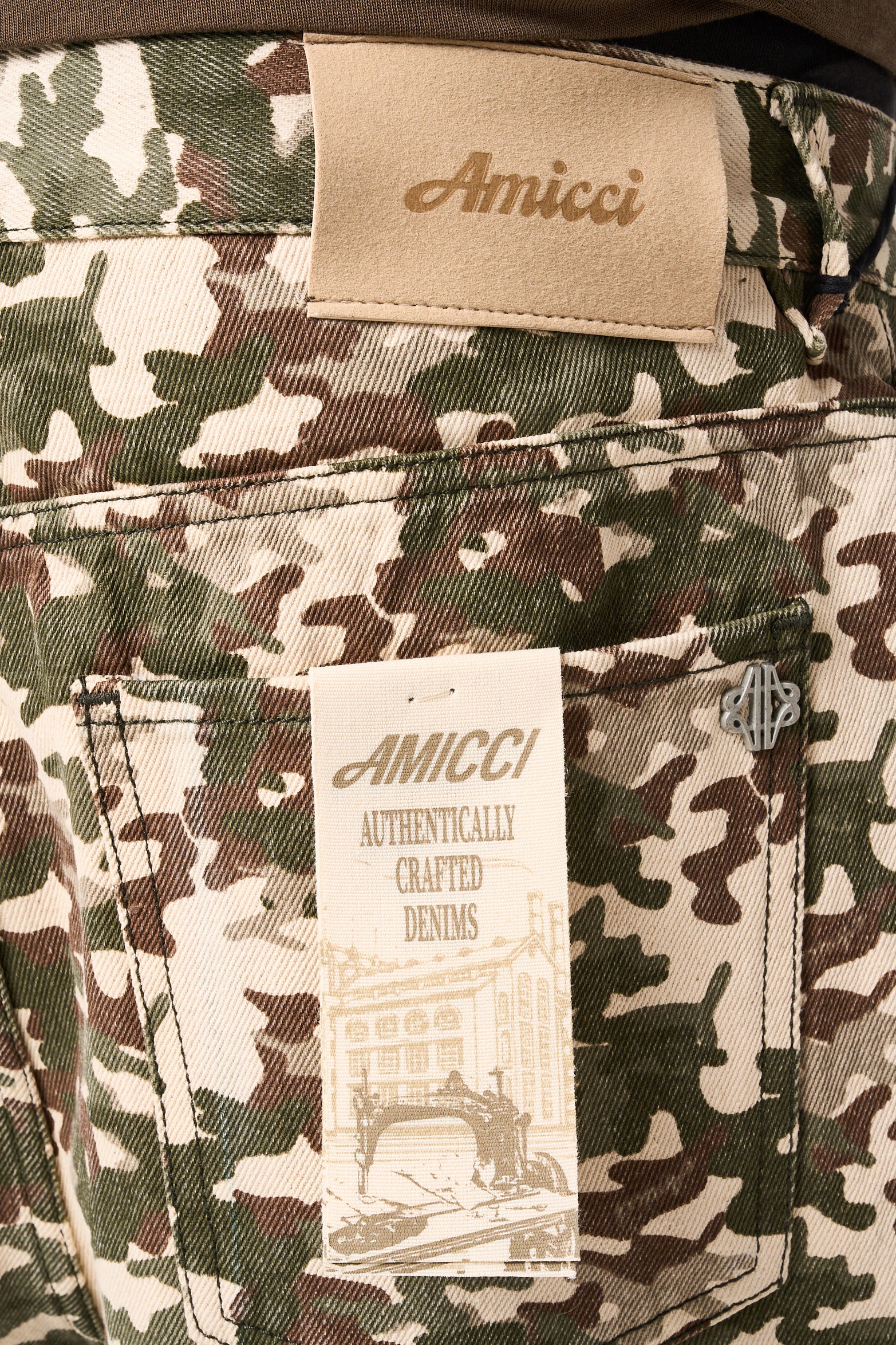 Guerrero Camo Denim Shorts - Image 7