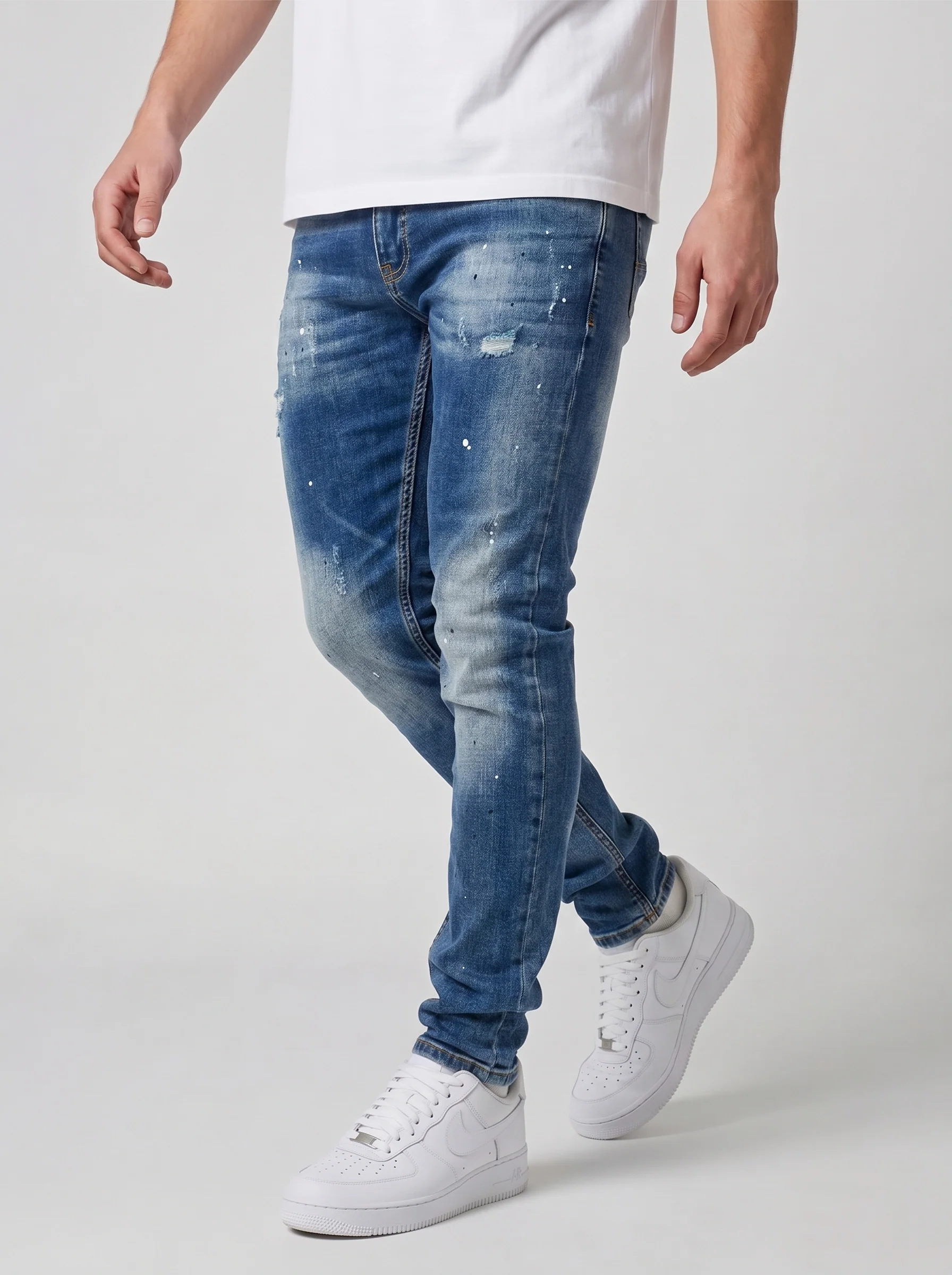 Harlan Blue Skinny Jean - Image 3