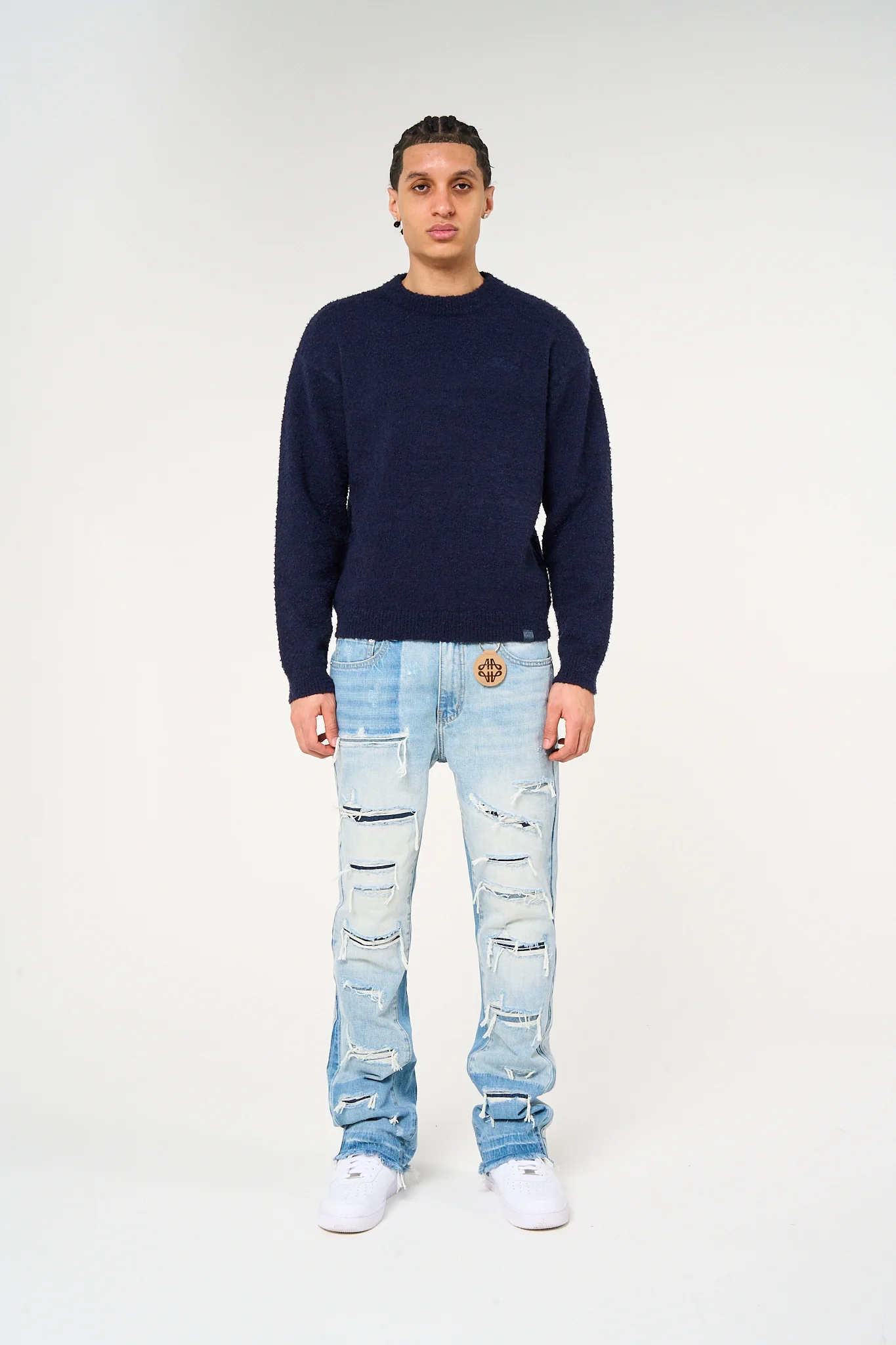 Imola Blue Flare Jean - Image 5