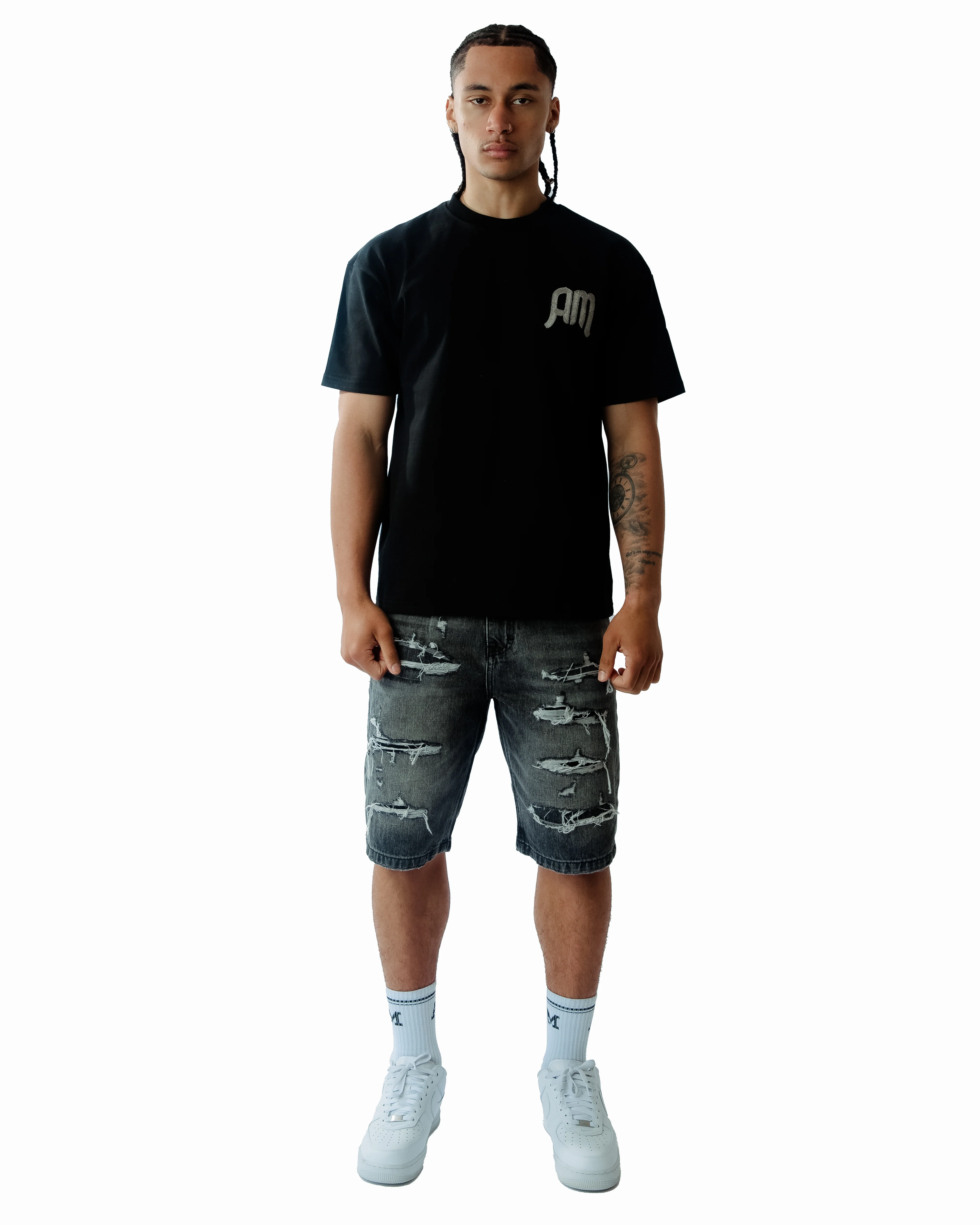 Imola Mid Grey Shorts - Image 6
