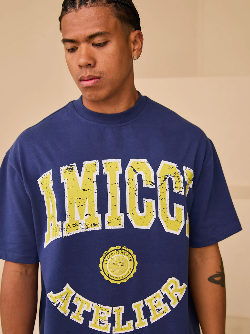 Institute Shorts Navy - Image 5