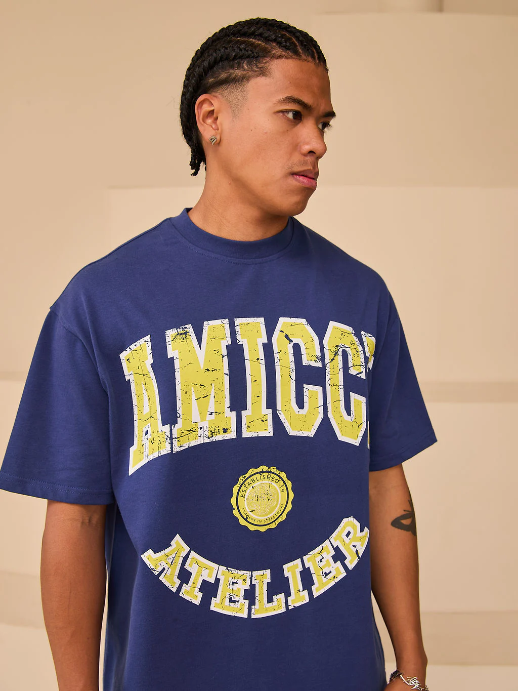 Institute Shorts Navy - Image 6
