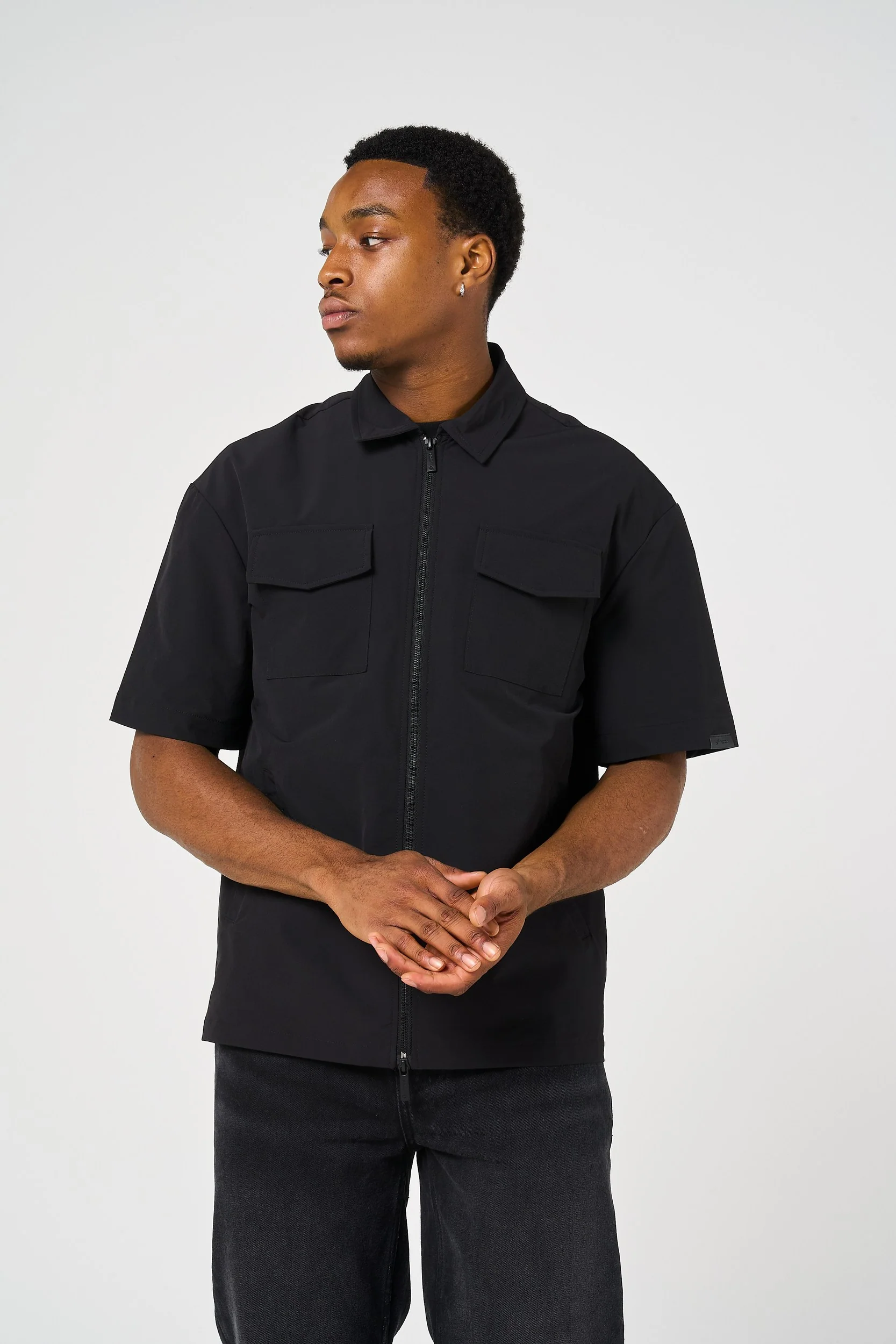 Giamco Black Overshirt - Image 7