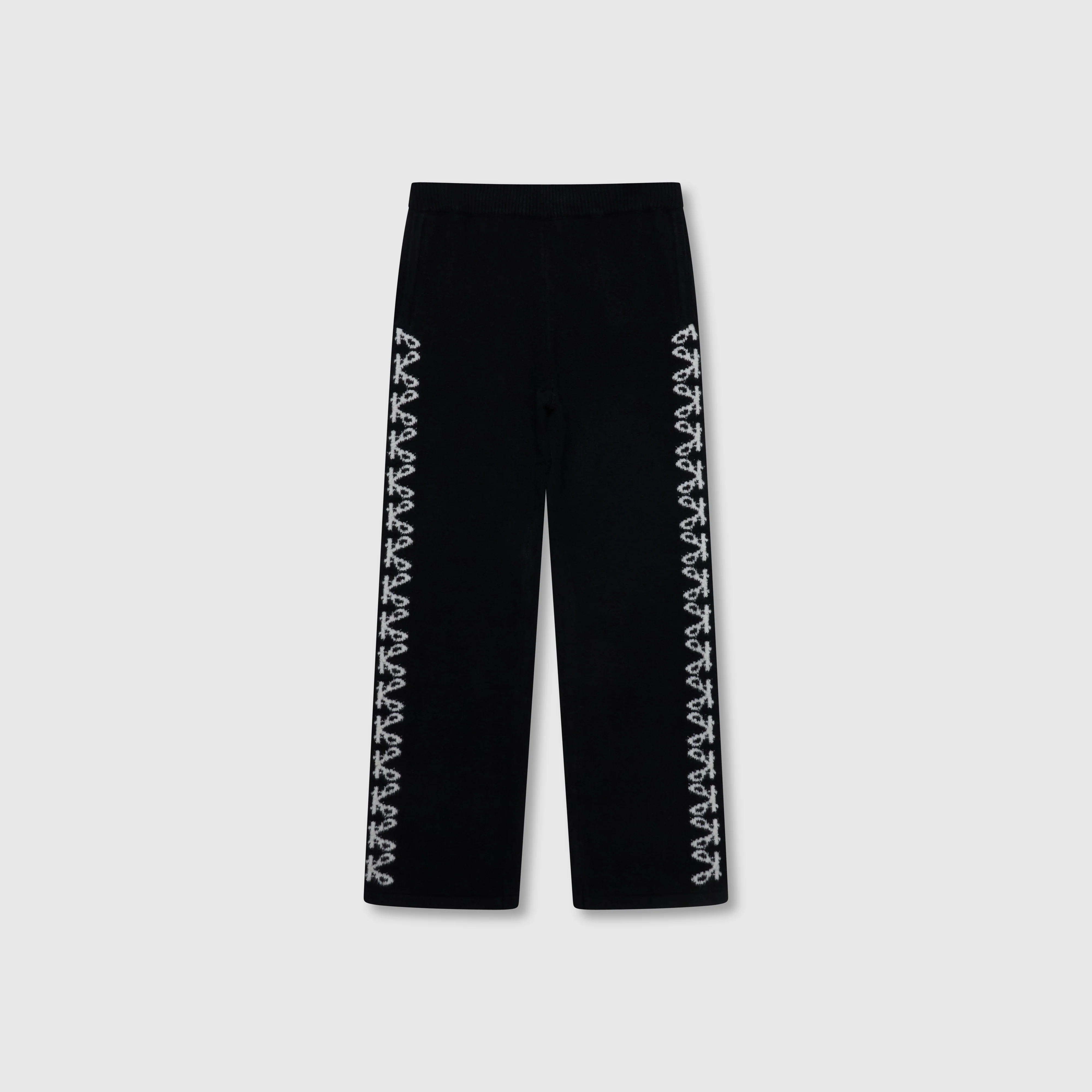 Merino Knitwear Black Jogger