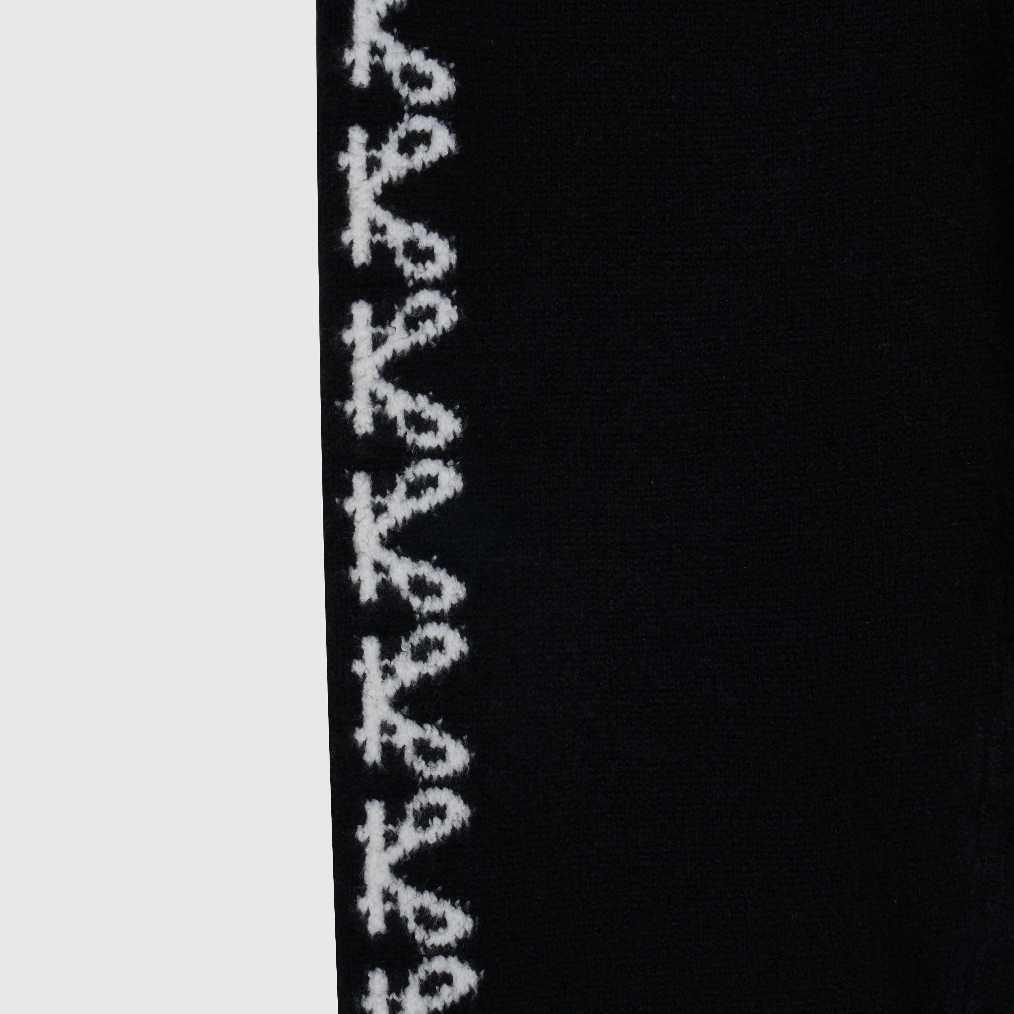 Merino Knitwear Black Jogger - Image 5