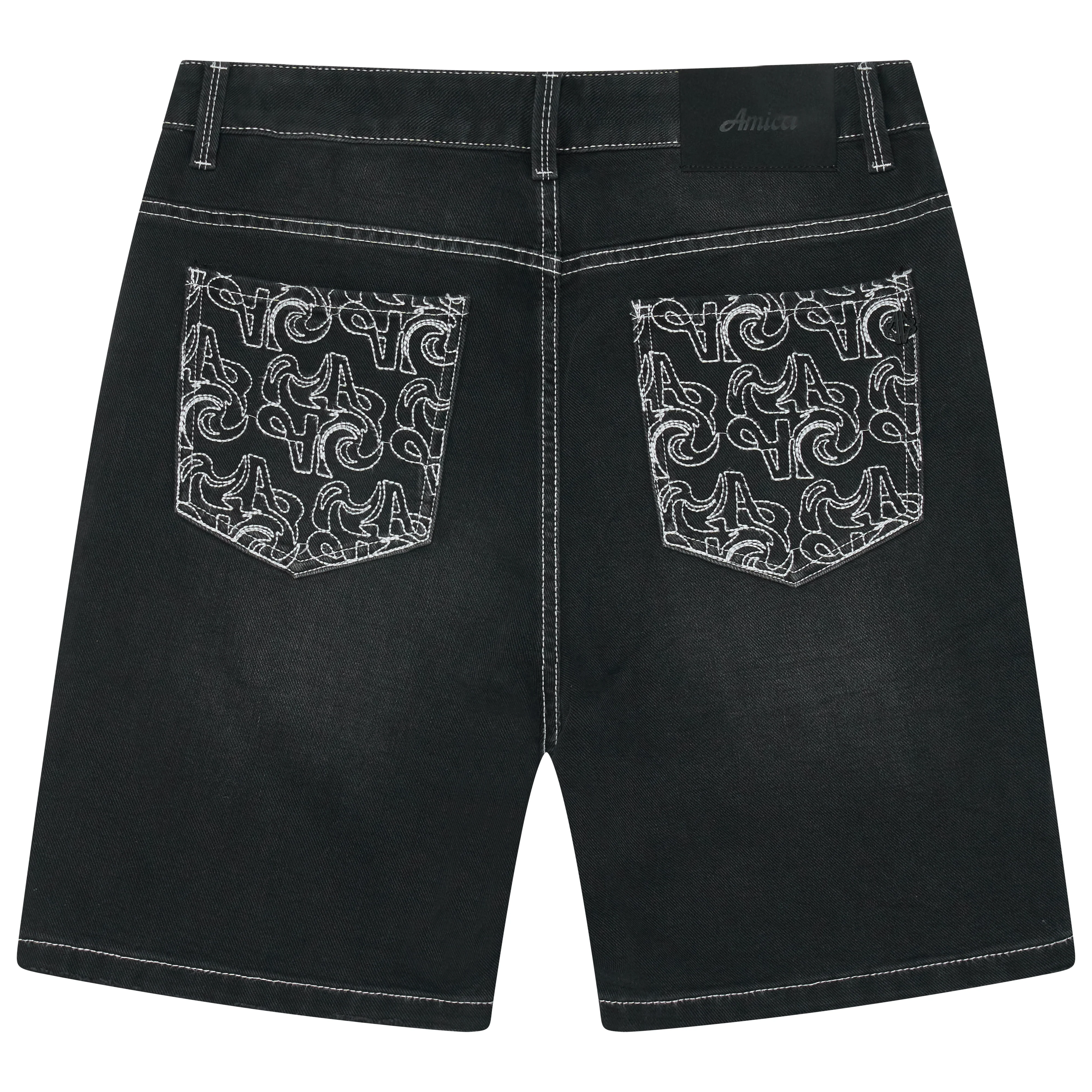 Keshi Denim Shorts Black - Image 11