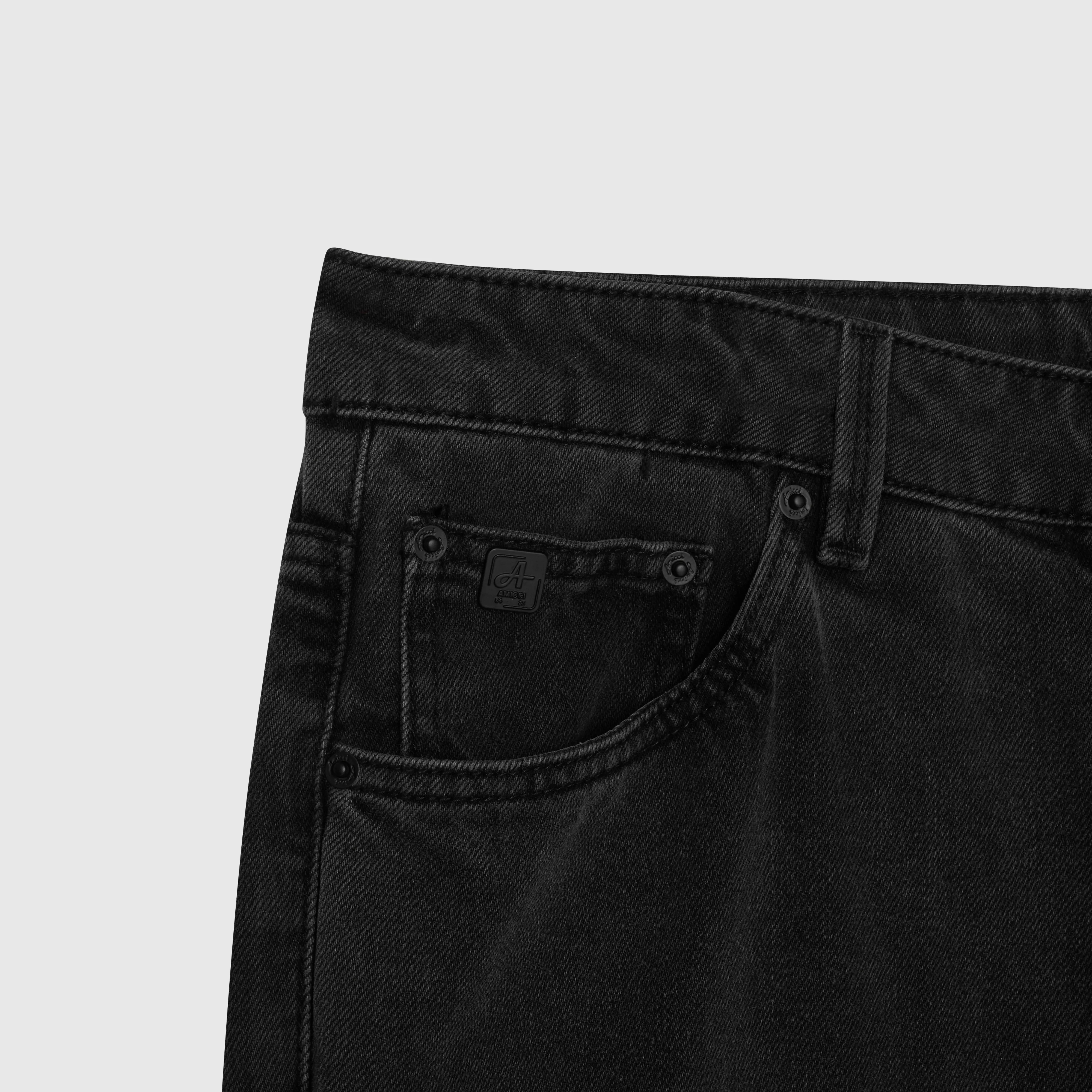 Knox Black Washed Panelled Jean - Image 11