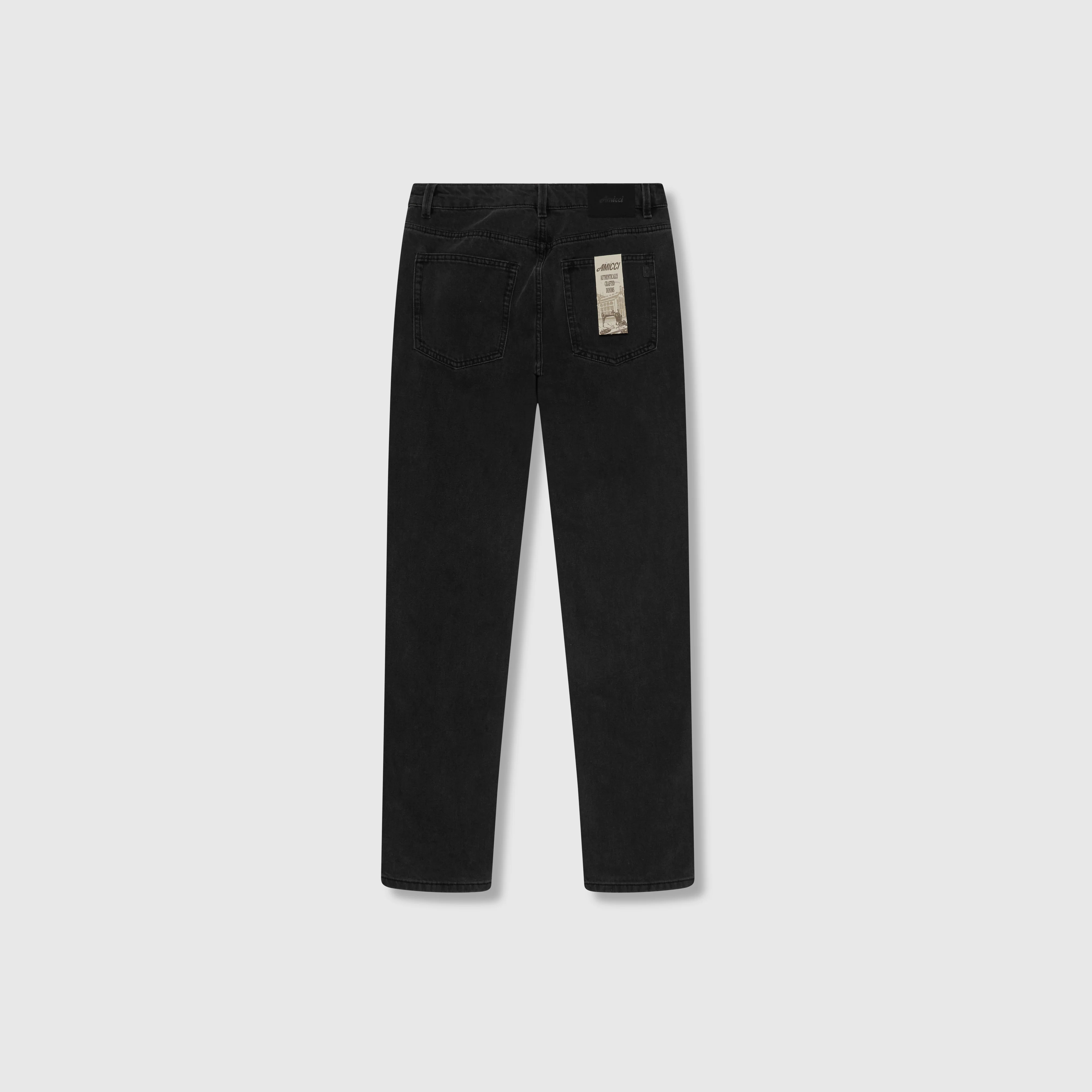 Knox Black Washed Panelled Jean - Image 12