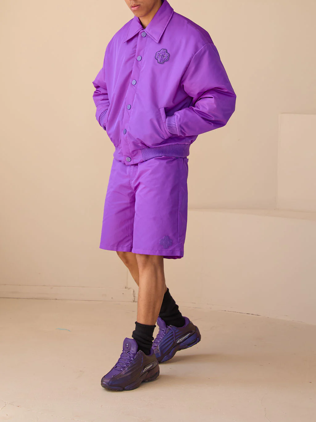 Laredo Bomber Jacket Purple - Image 4