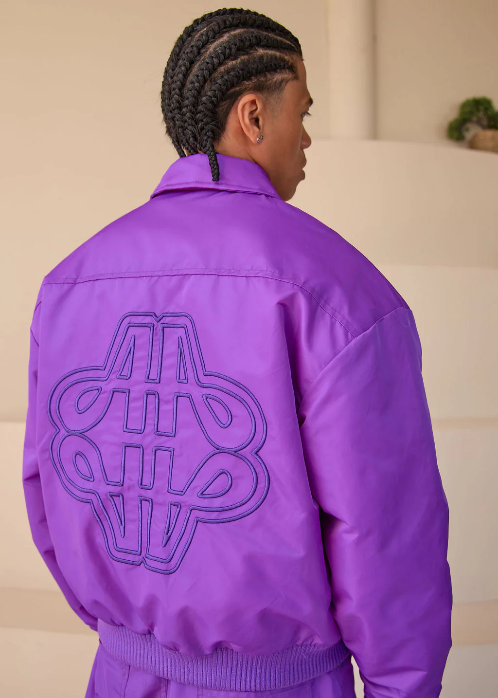Laredo Bomber Jacket Purple - Image 5