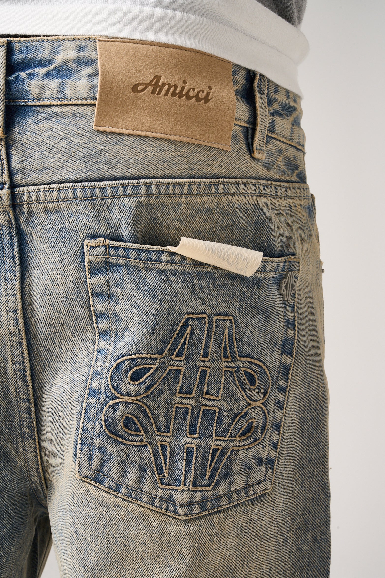 Lennox Tinted Blue Straight Jean - Image 9