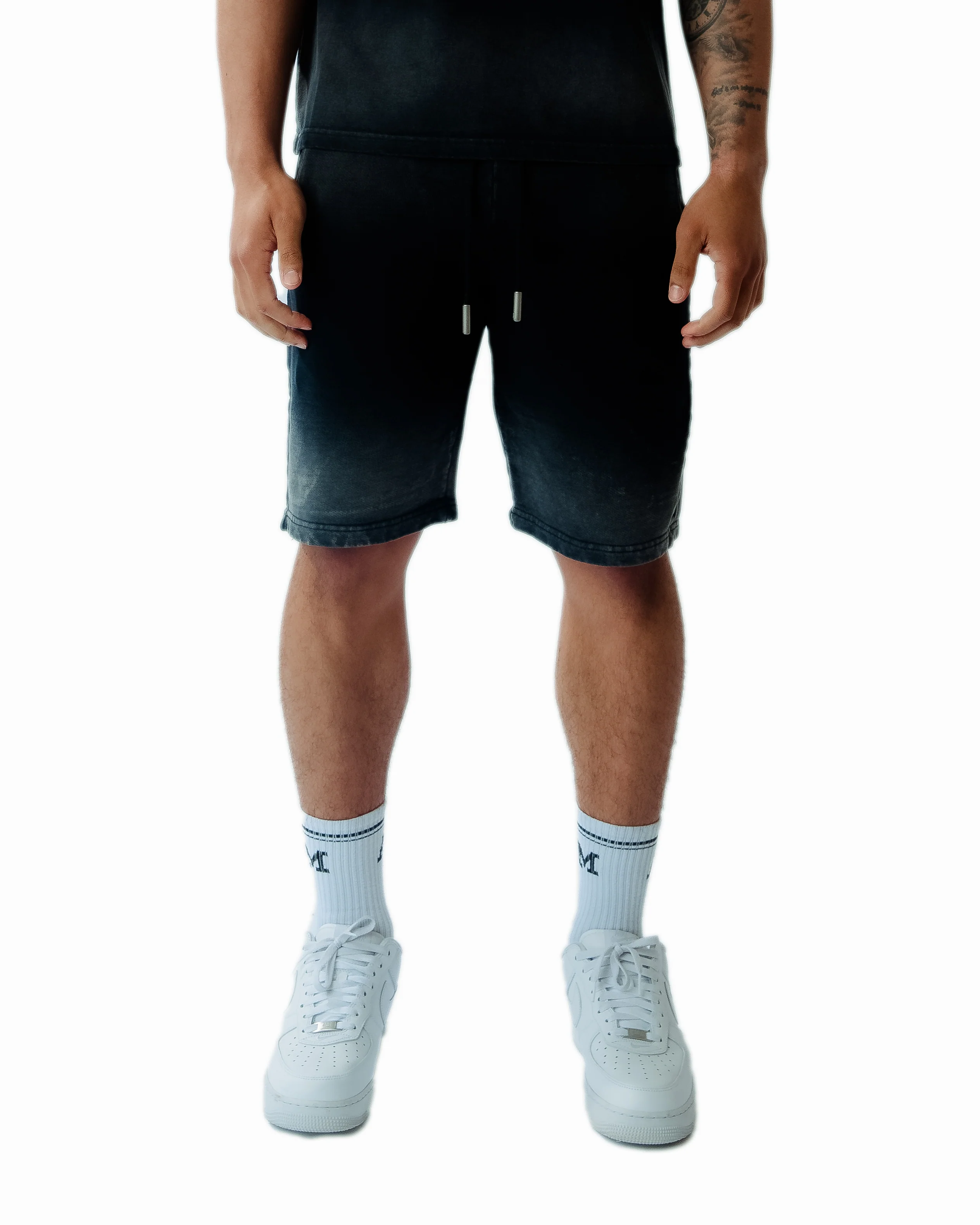 Levanto Washed Black Shorts - Image 5