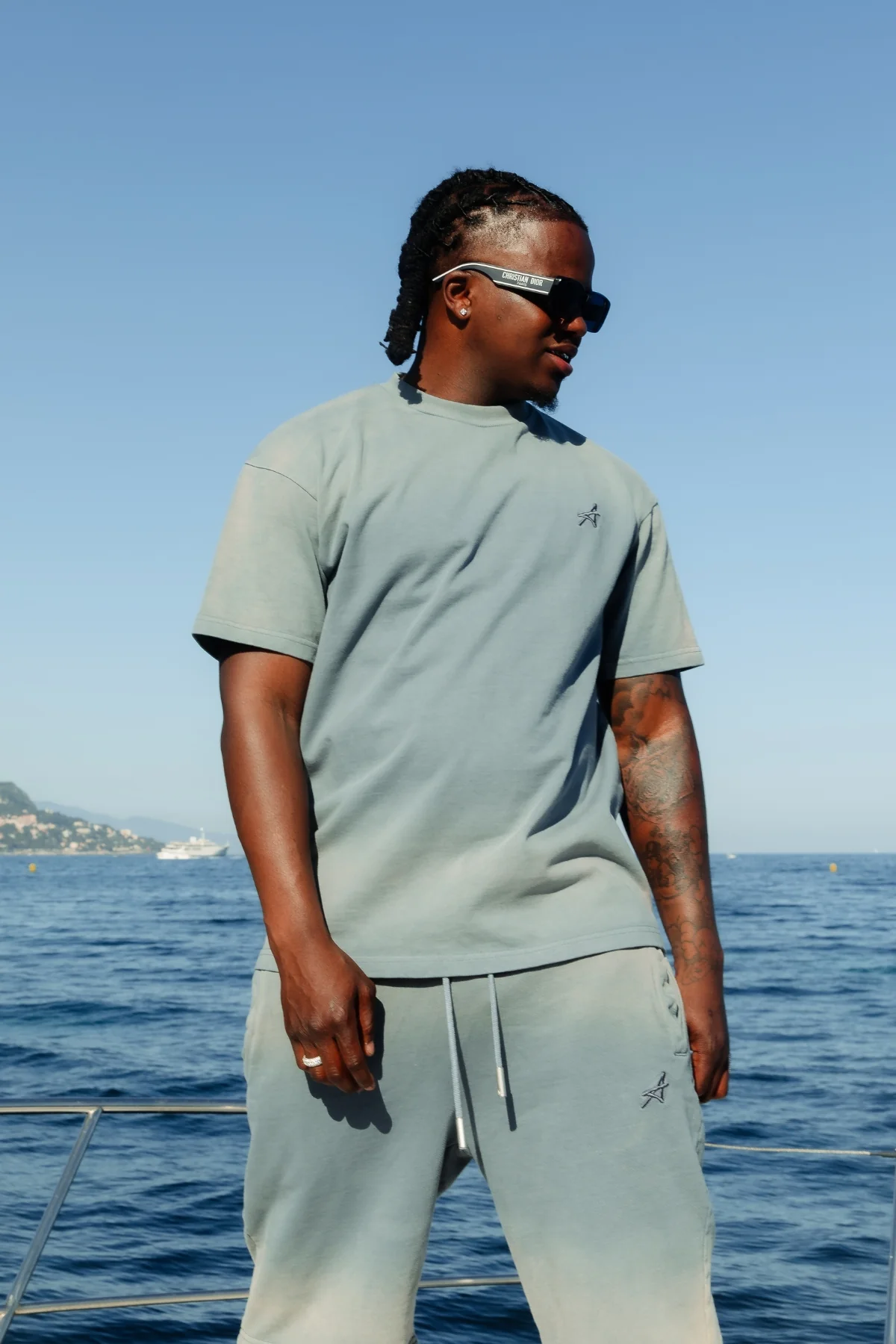 Levanto Washed Blue Shorts - Image 3