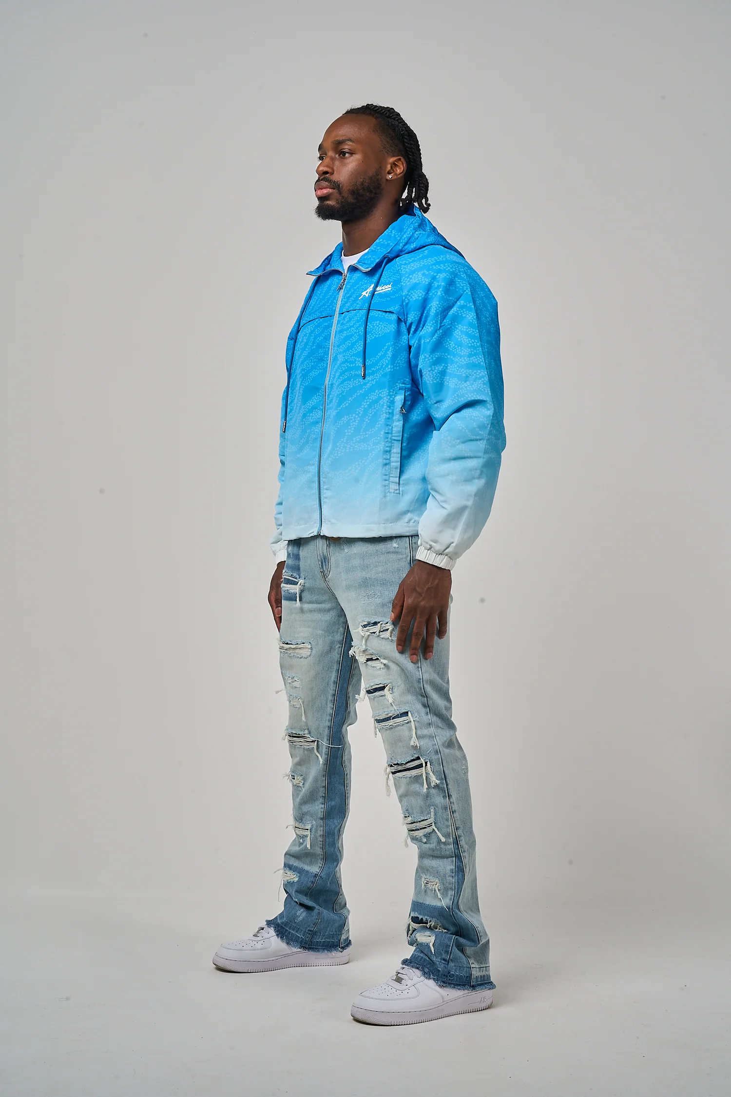 Luciano Windbreaker Blue - Image 4