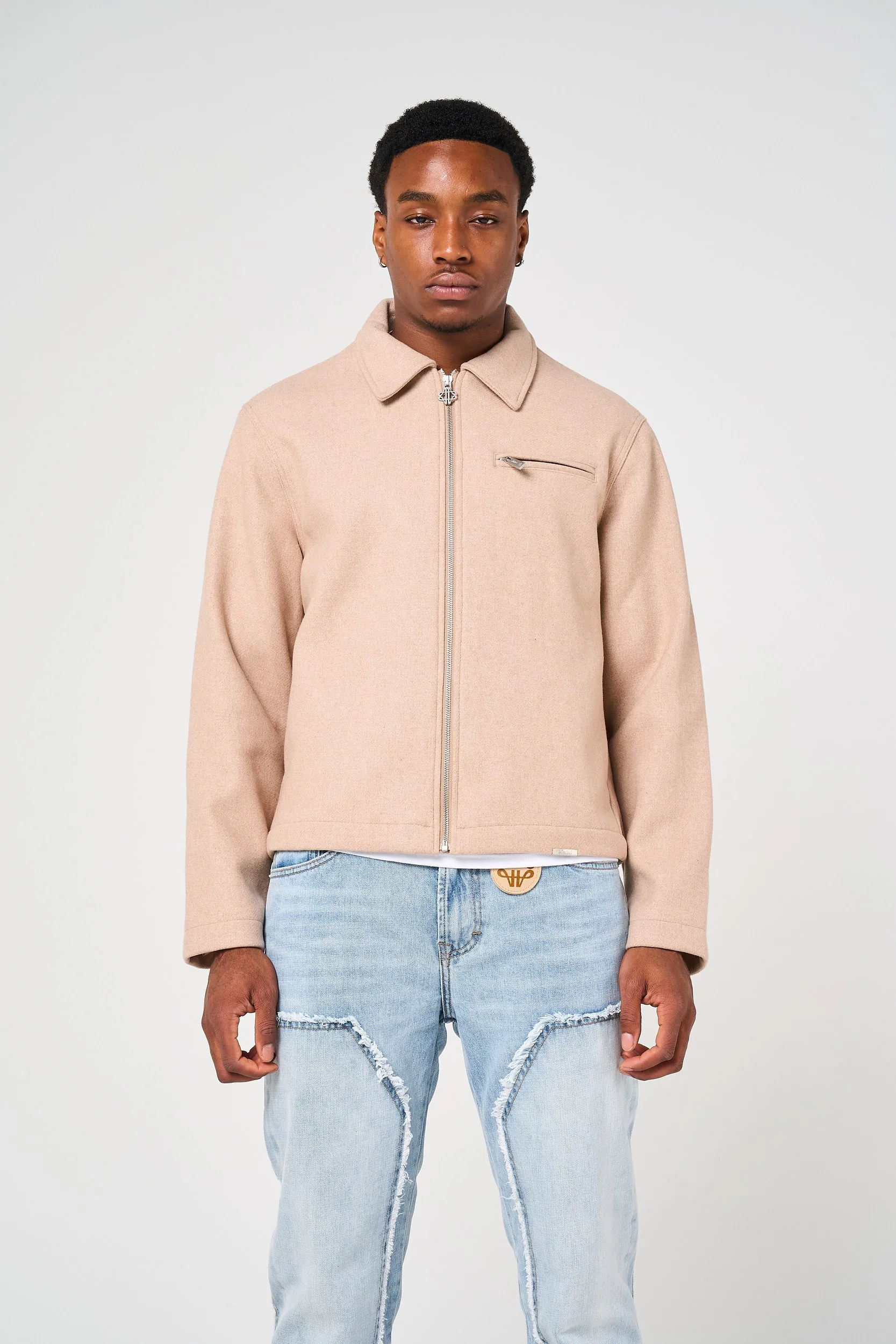 Ludlow Beige Coach Jacket - Image 2