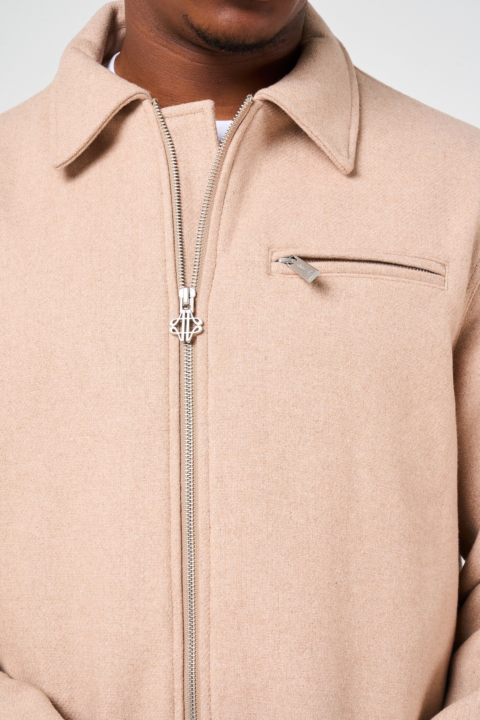 Ludlow Beige Coach Jacket - Image 4