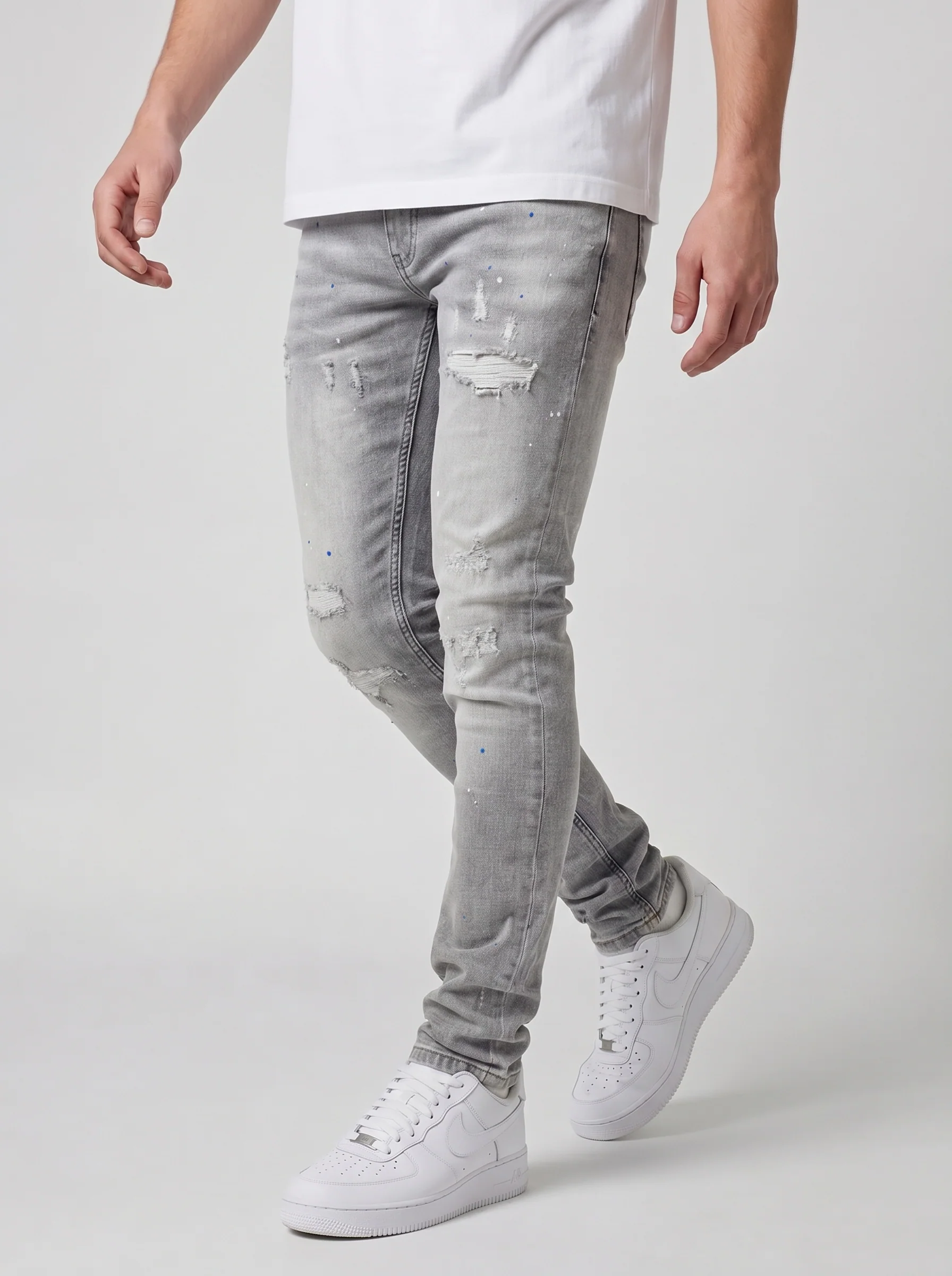 Lumber Grey Skinny Jean - Image 3