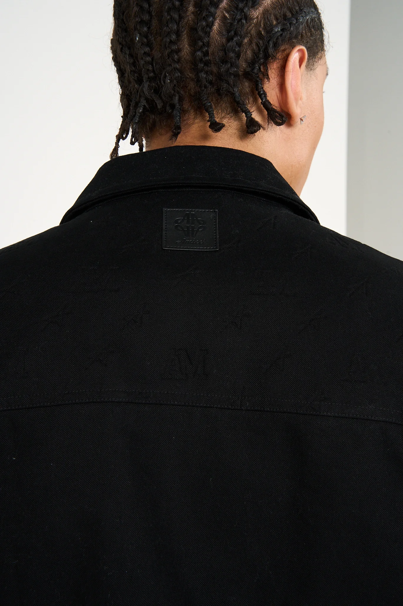 Maceo Embossed Jacket Black - Image 6
