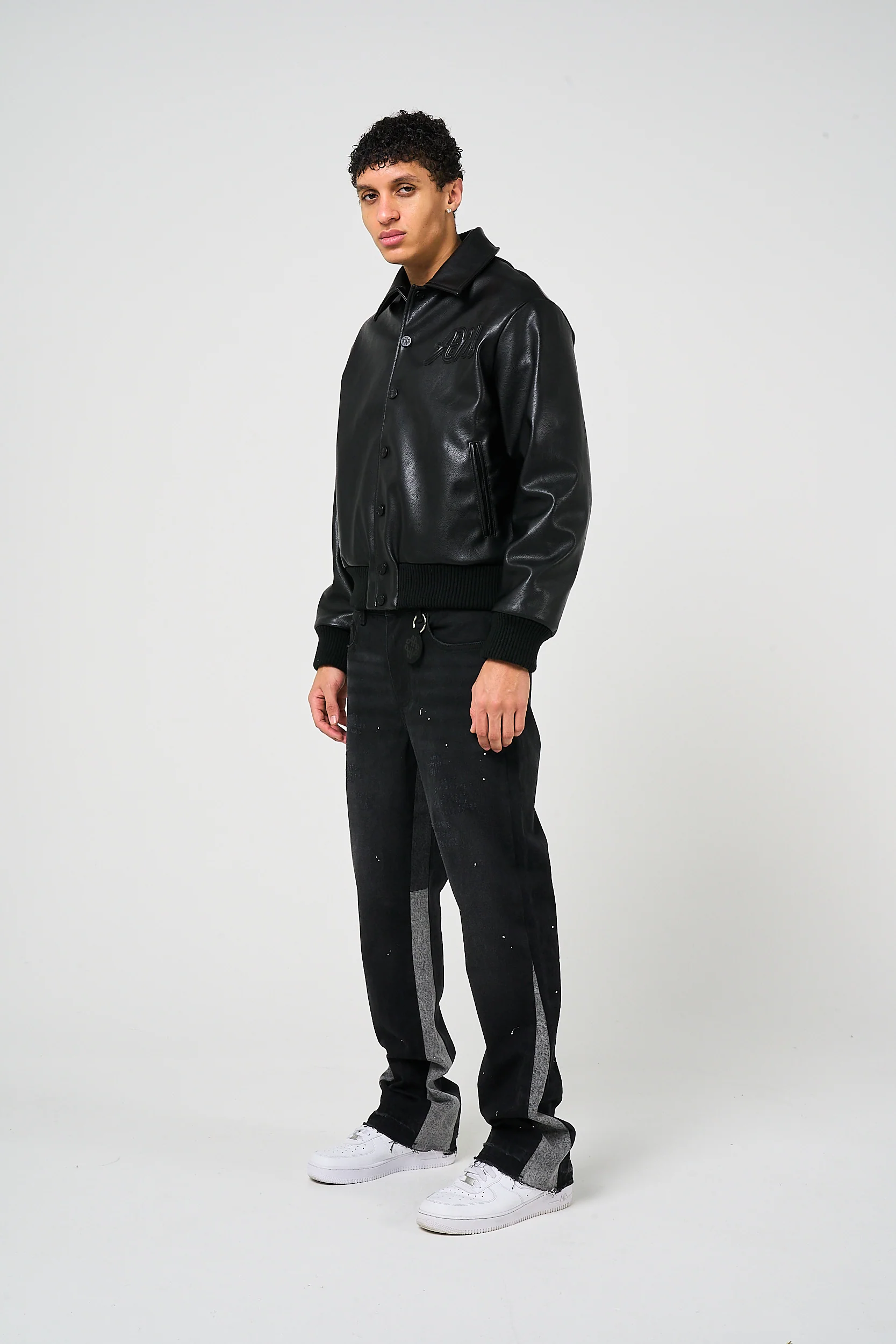 Maranello Black Flare Jean - Image 6