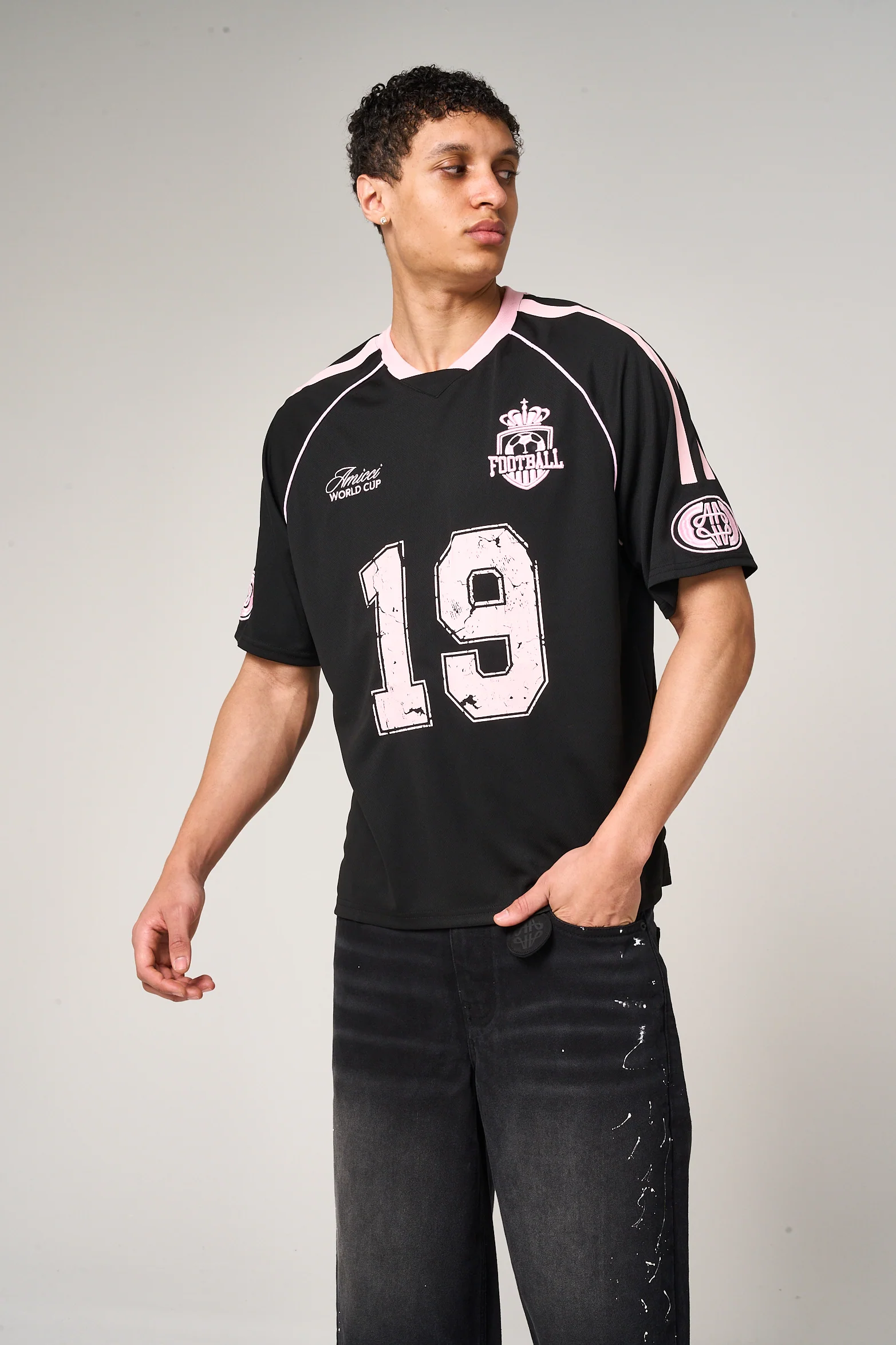Miguel Football Jersey Black - Image 6