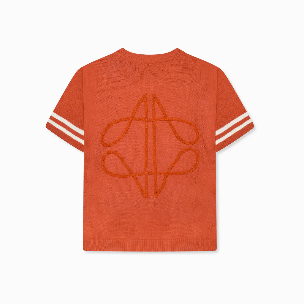 Nantes Knitted Jersey Orange - Image 7