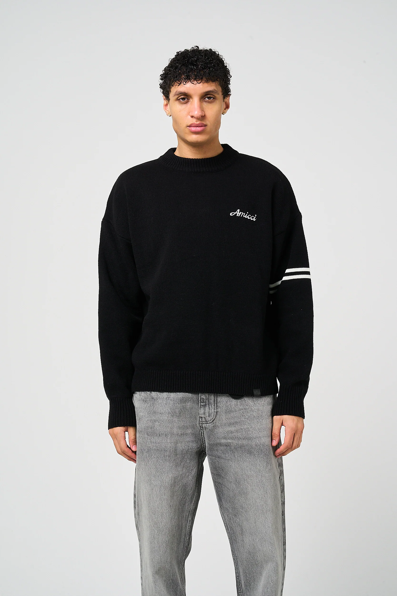 Nantes Long Sleeve Black T Shirt - Image 2