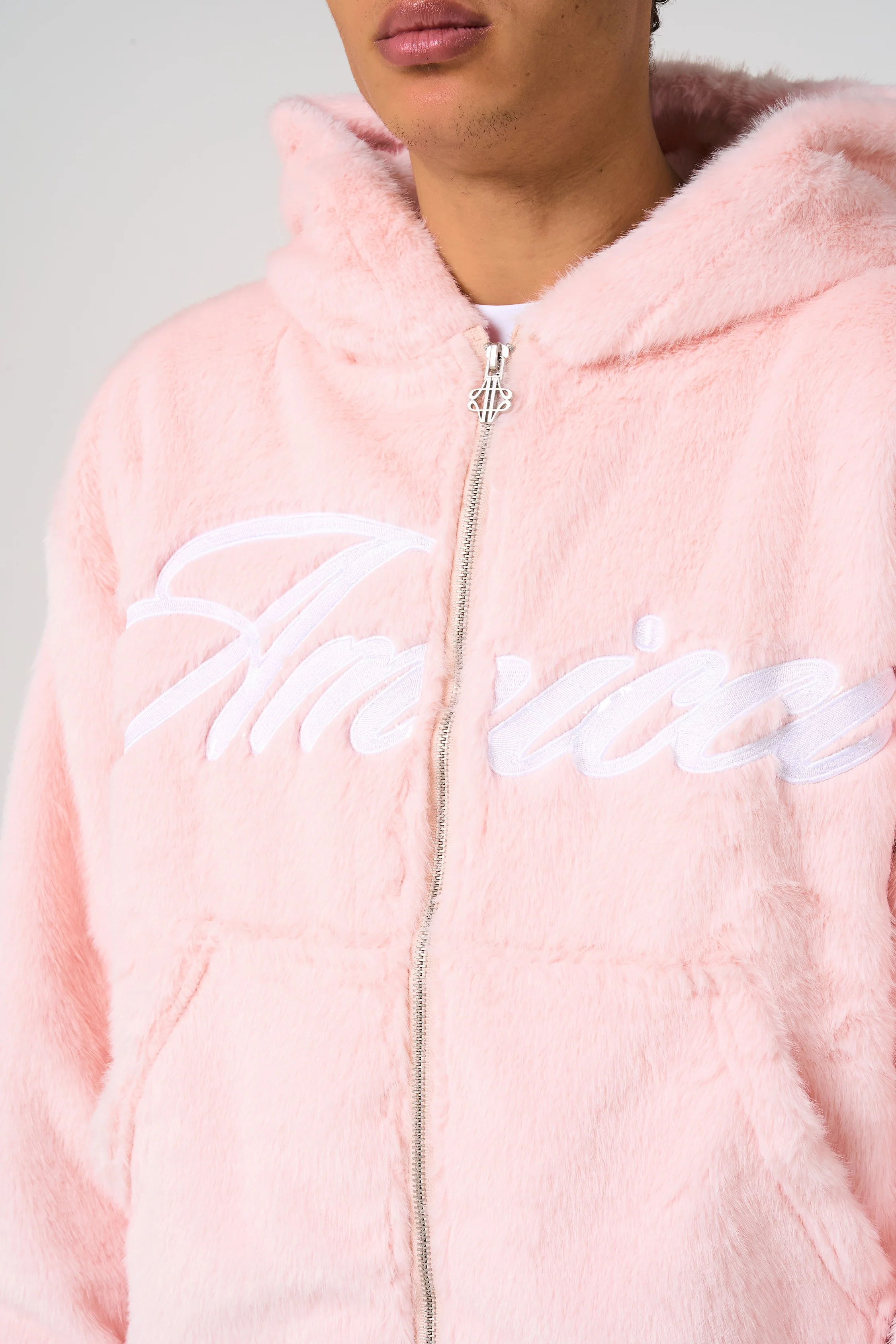 Oakley Pink Fur Hoodie - Image 4
