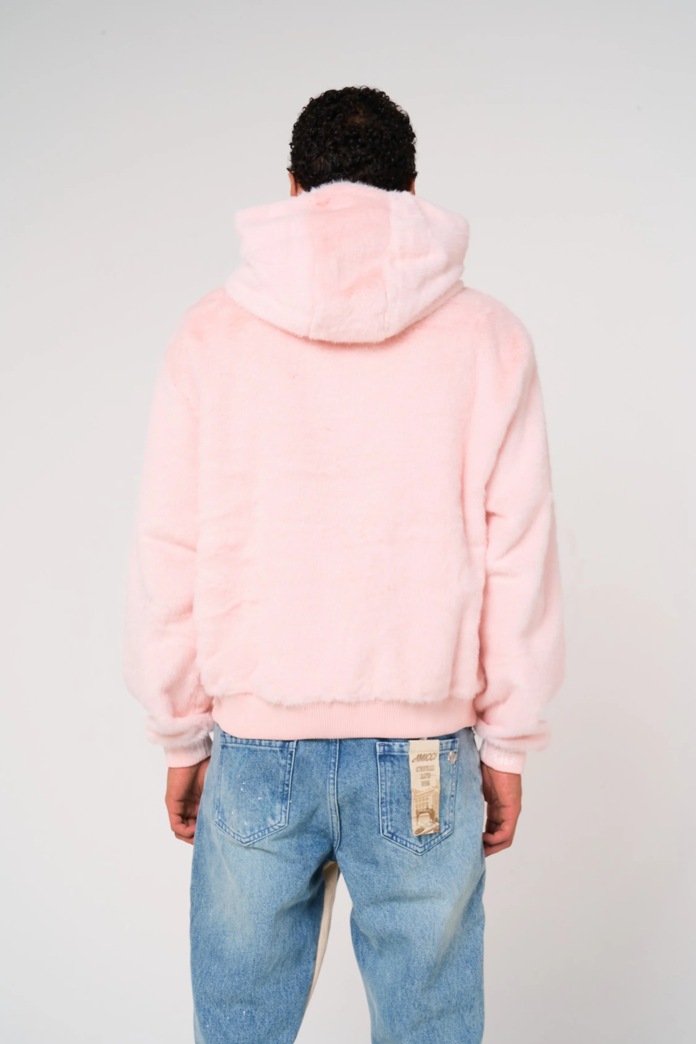 Oakley Pink Fur Hoodie - Image 9