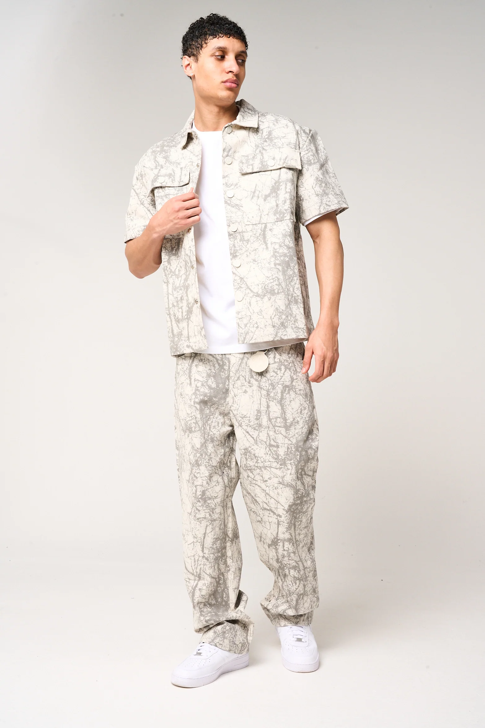 Orazio Beige Camo Pants - Image 5