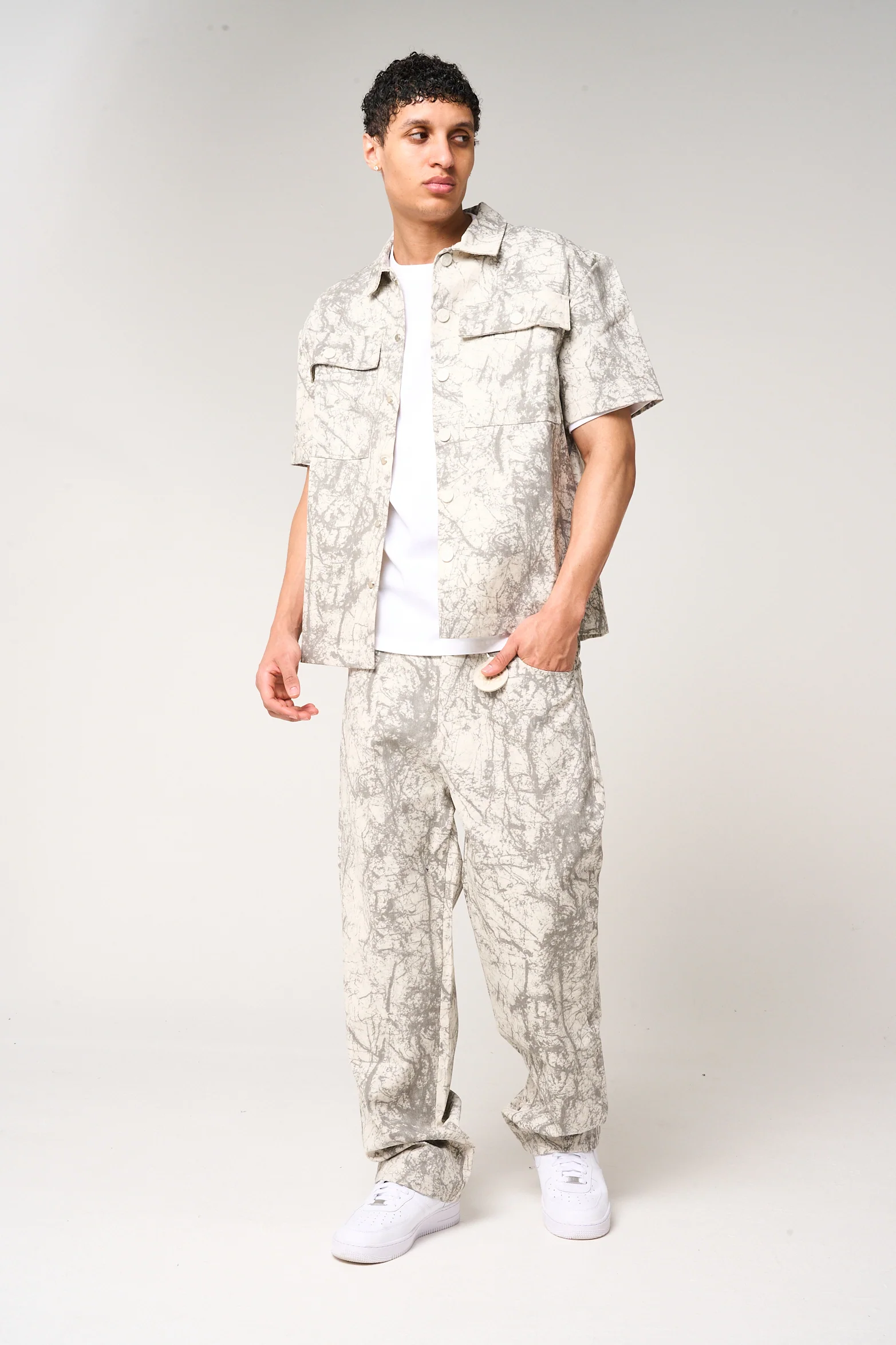 Orazio Beige Camo Pants - Image 7